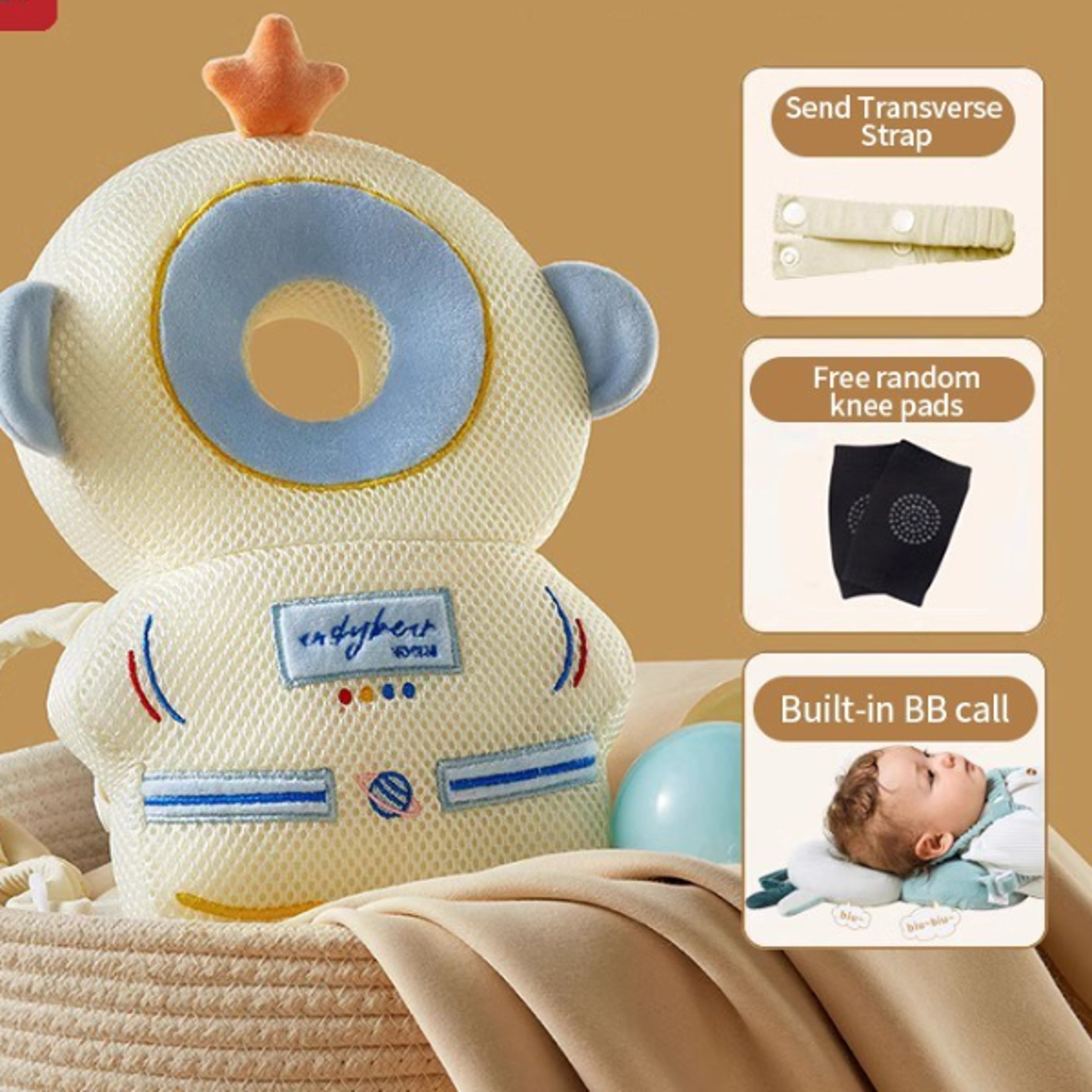 Cushions for Babies Newborn Care Baby Head Protection Headrest Kids Security Pillow Bedding Gadget