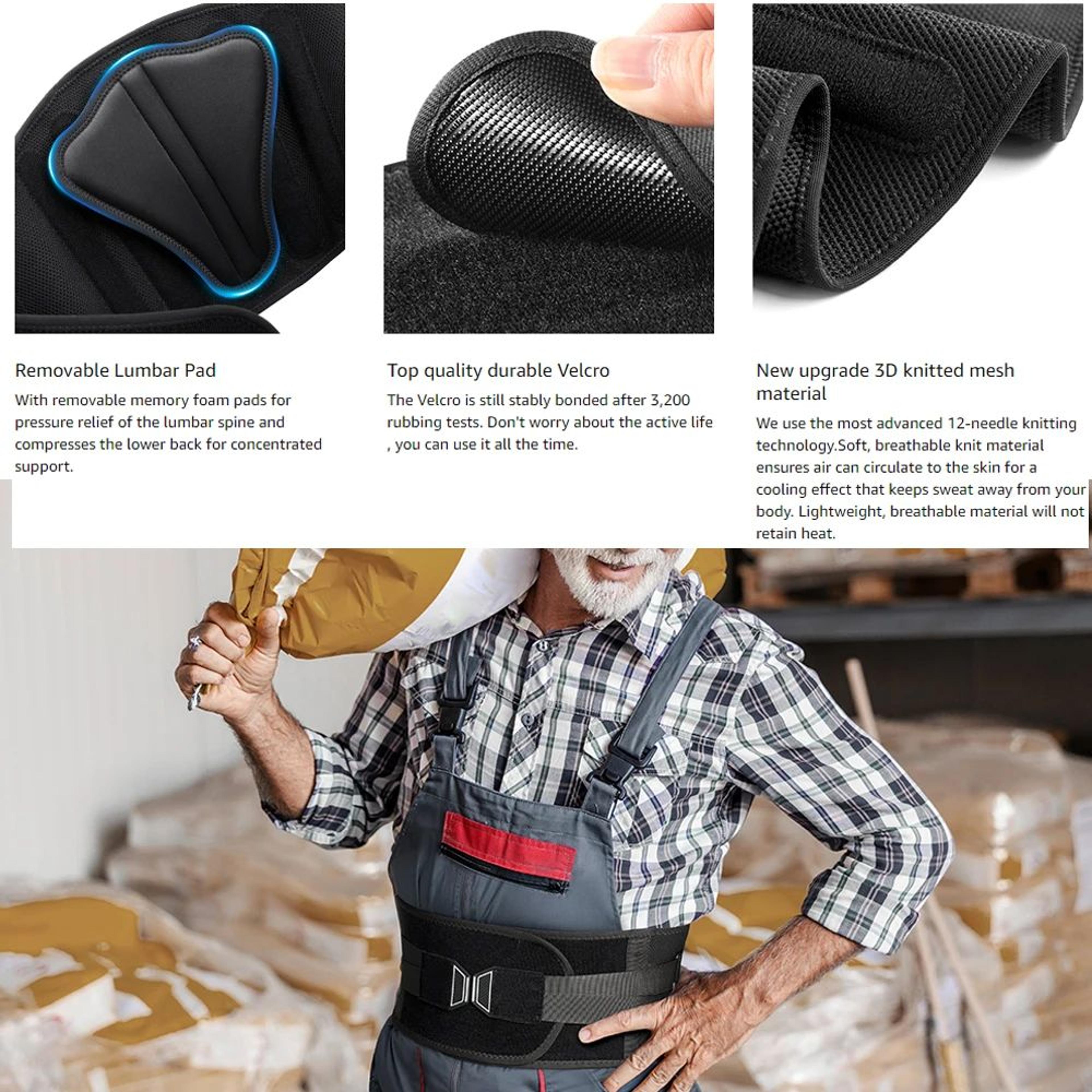 chronic back pain support device