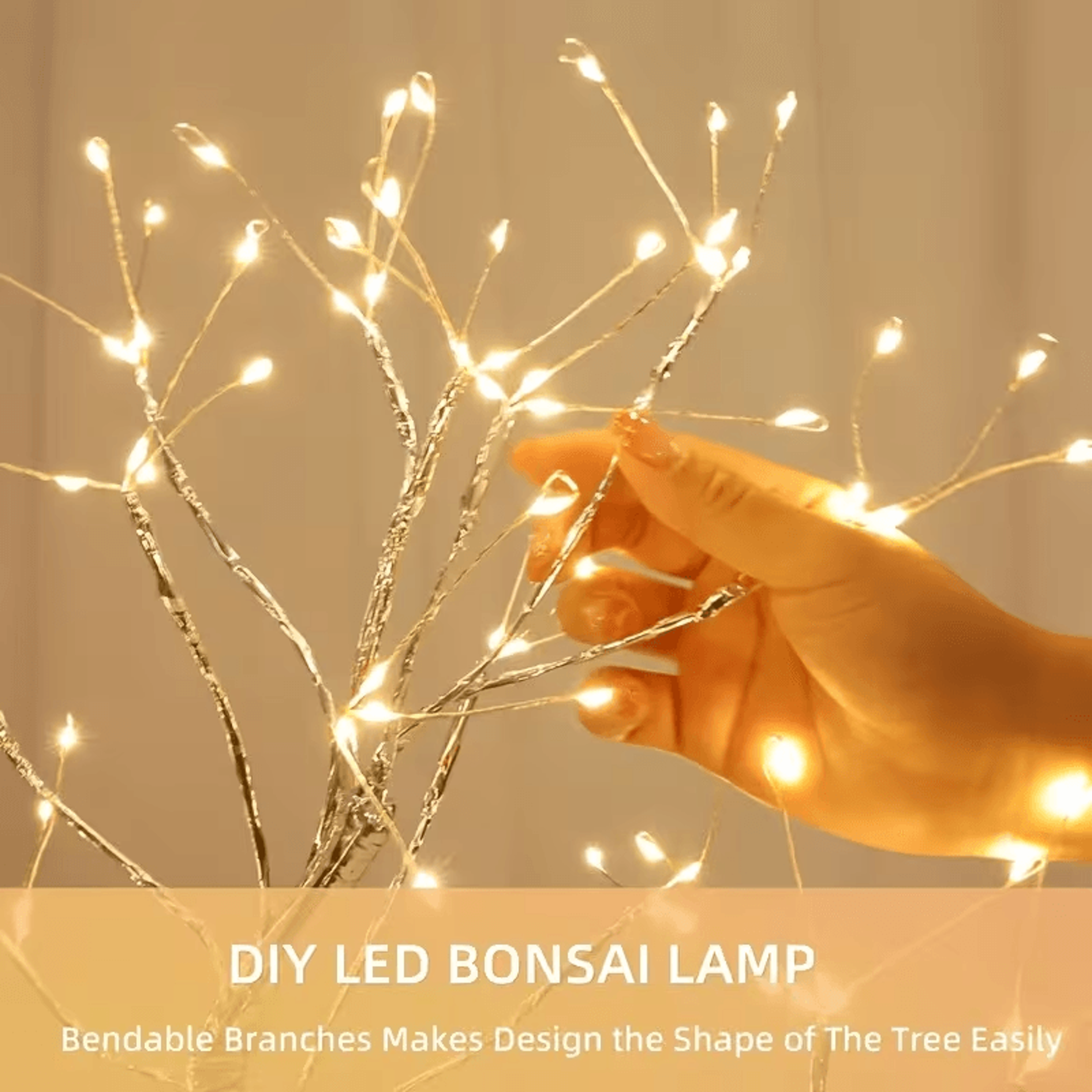 touch control fairy light lamp for night use