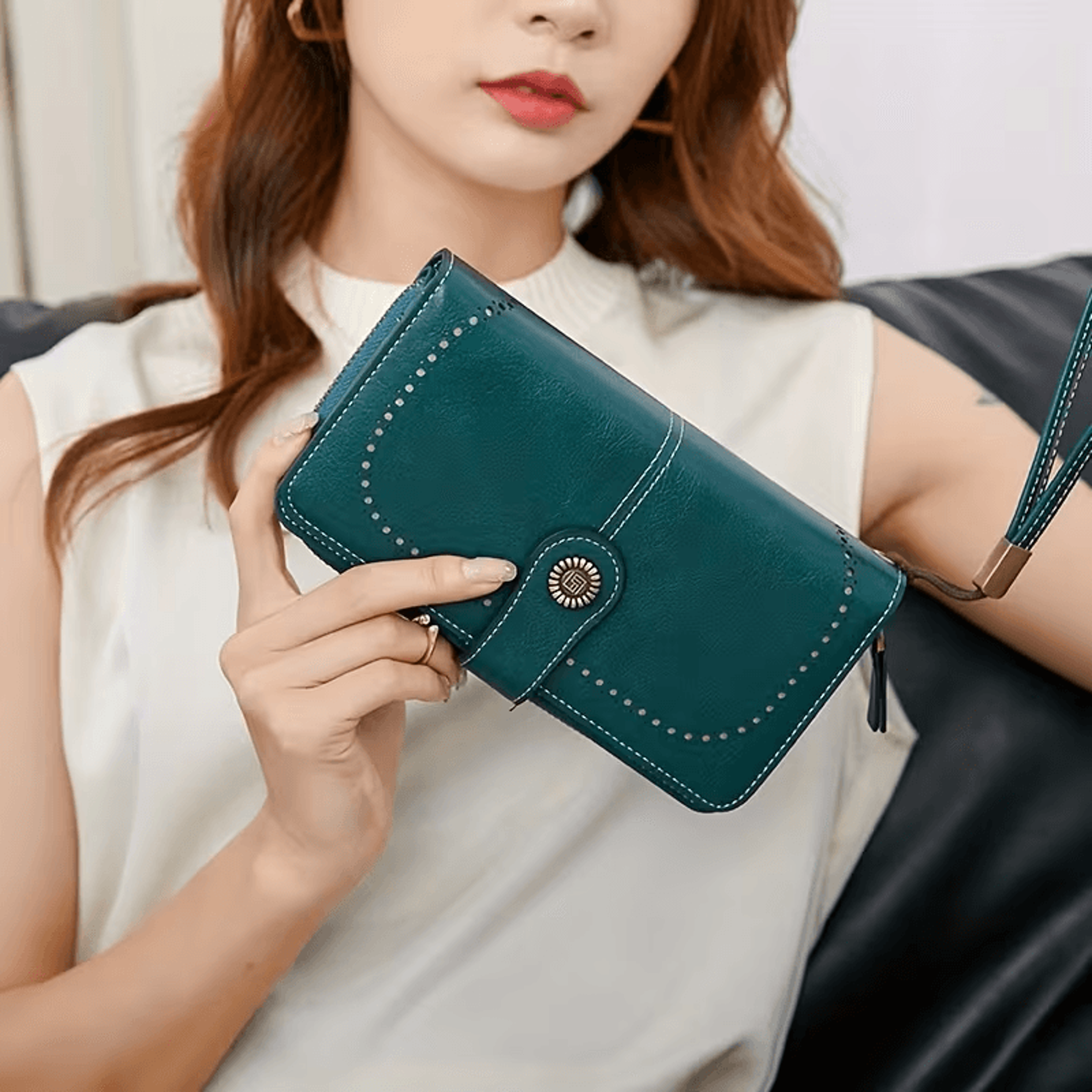 RFID blocking wallet for men