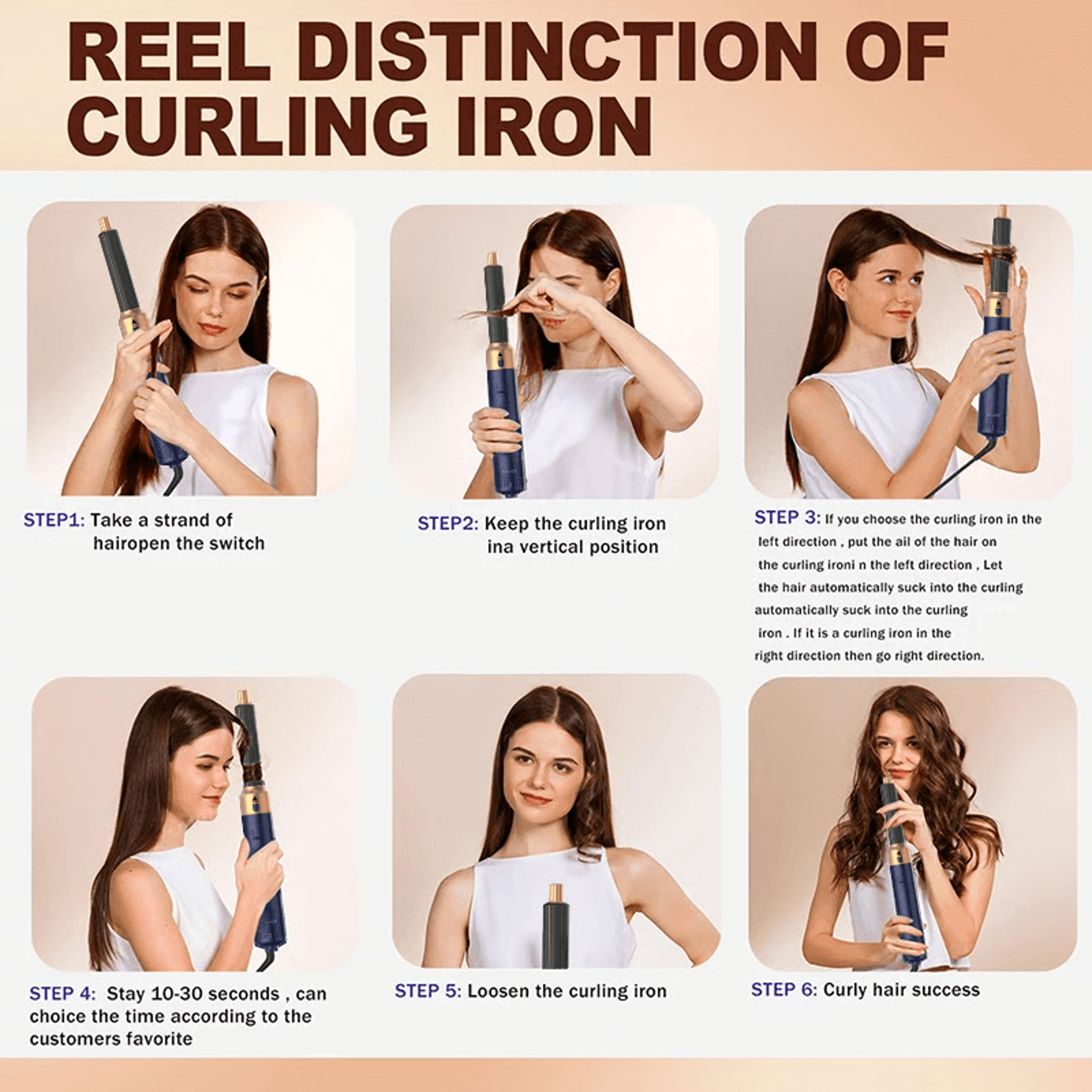 Hair Drying  Styling Air Brush Kit 7