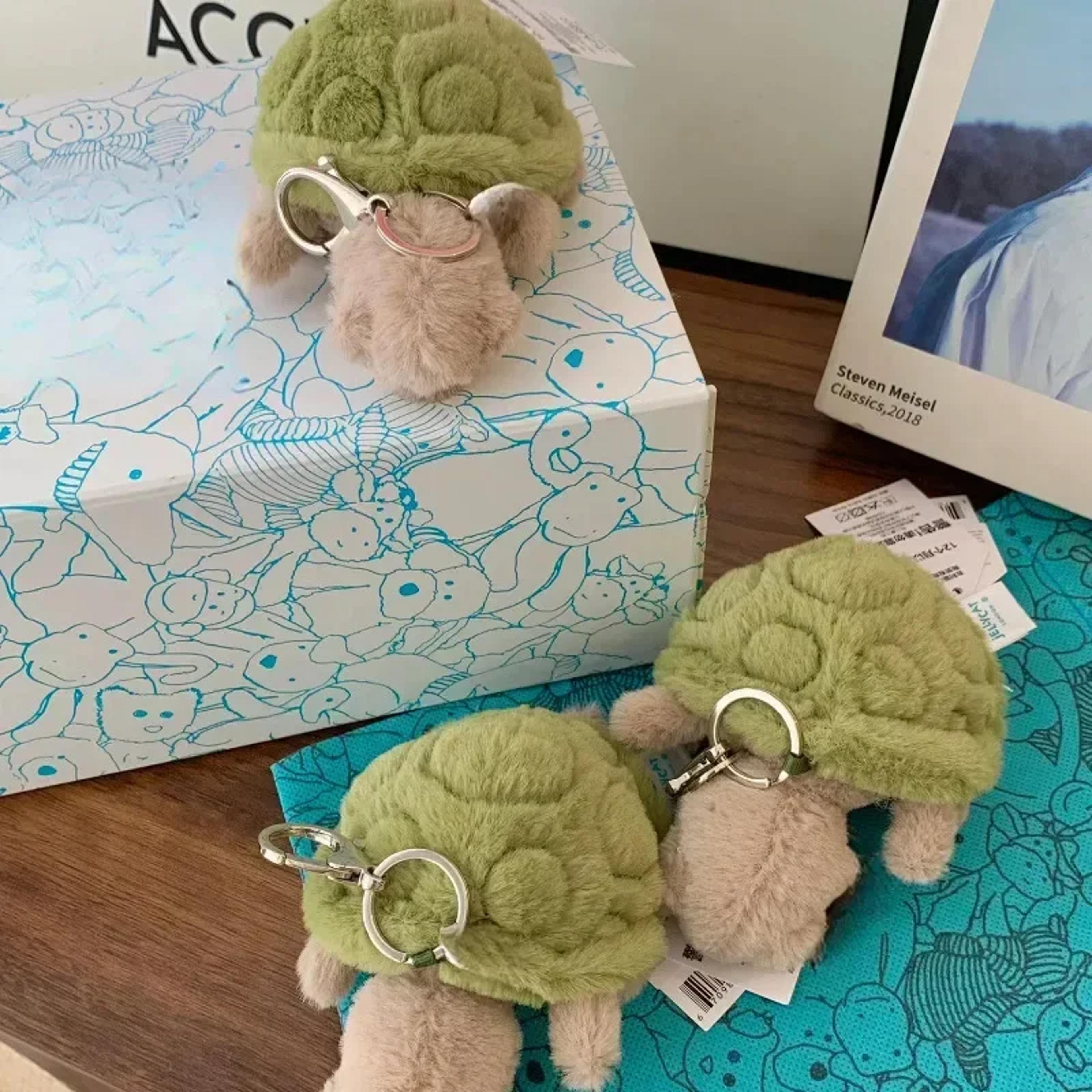 Interactive Turtle Keychain  Playful Pet Toy  Decorative Gift For Pet Lovers 5