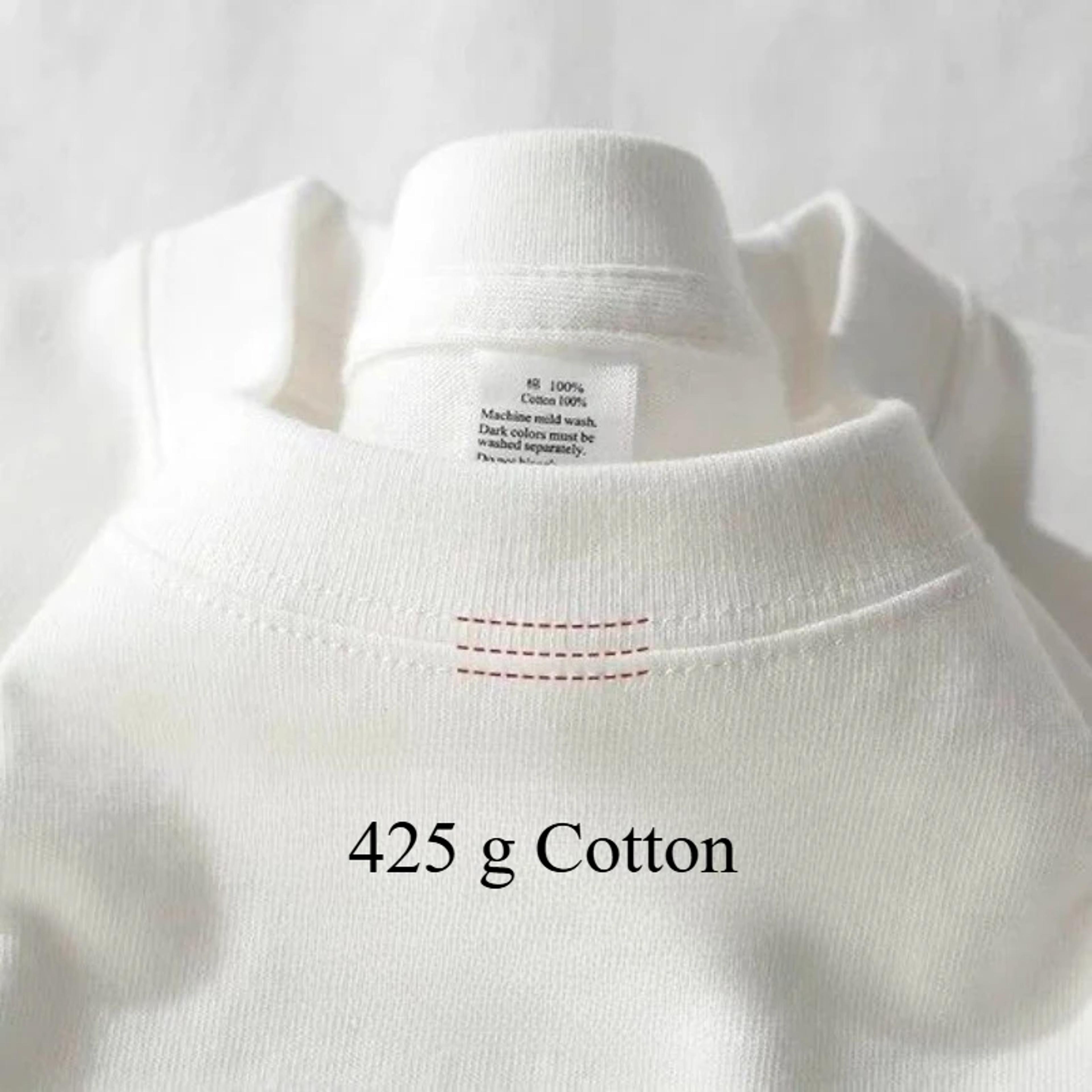 Heavyweight Cotton Mens TShirt Durable Breathable Everyday Round Neck Tee 11
