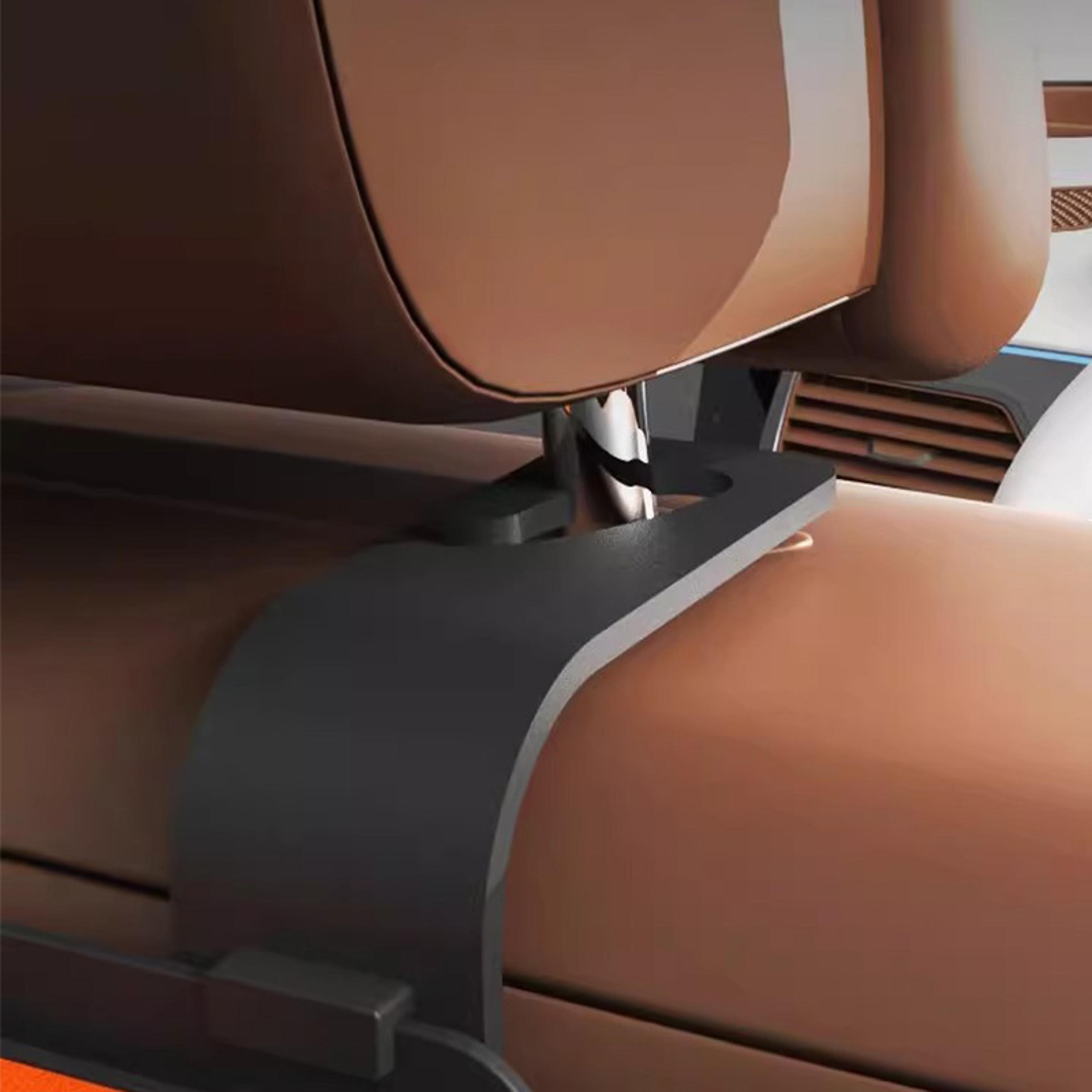 Car Backseat Organizer With Leather Storage  Cup Holder Practical Car Interior Organizer 2
