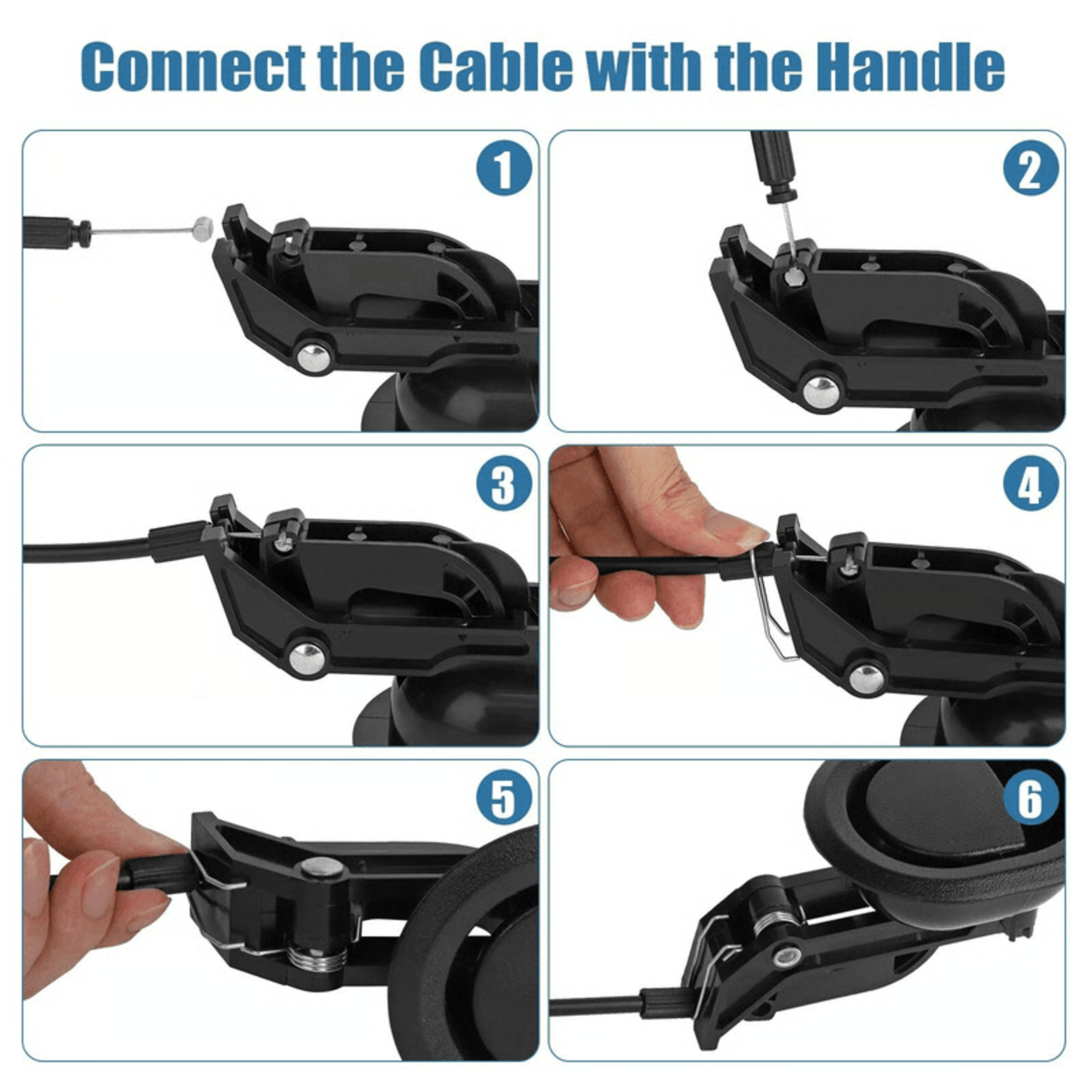 Recliner Chair Sofa Lever Handle Replacement With Pull Cable 3