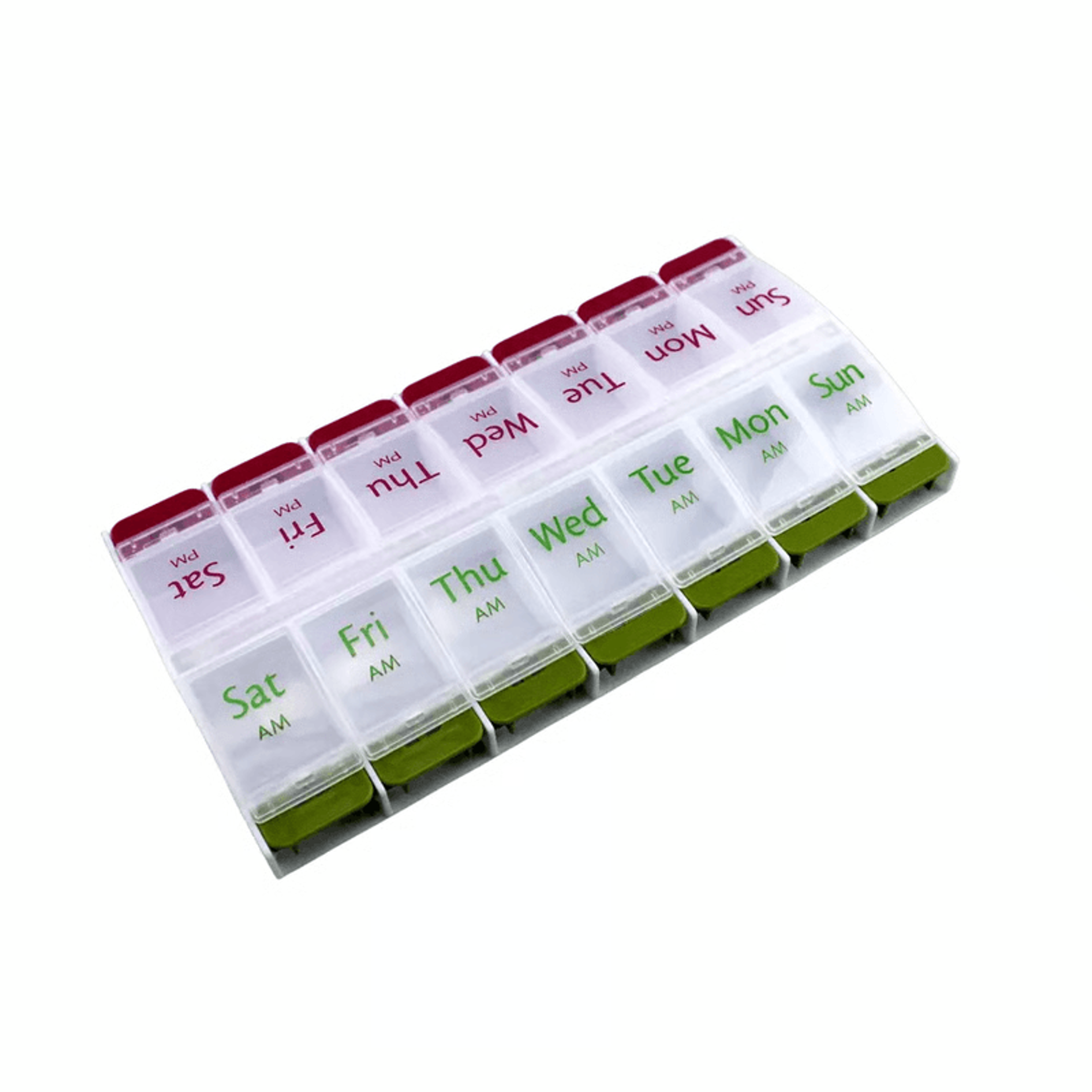 extra large weekly pill organizer 7 day am pm medication box