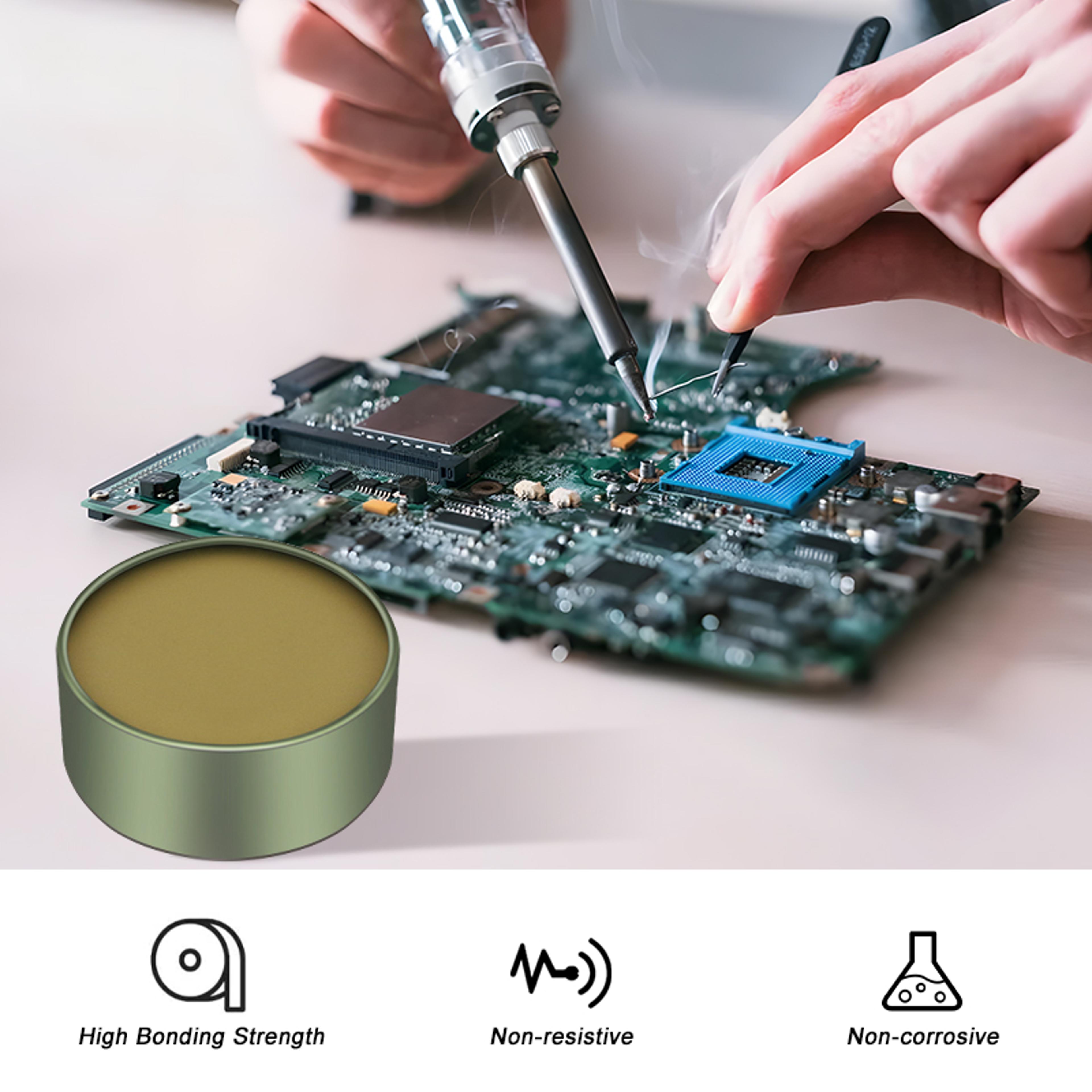 Premium No Clean Soldering Flux Paste Lead Free Water Wash Rosin For Chip Level PCB Repair Phone El 3