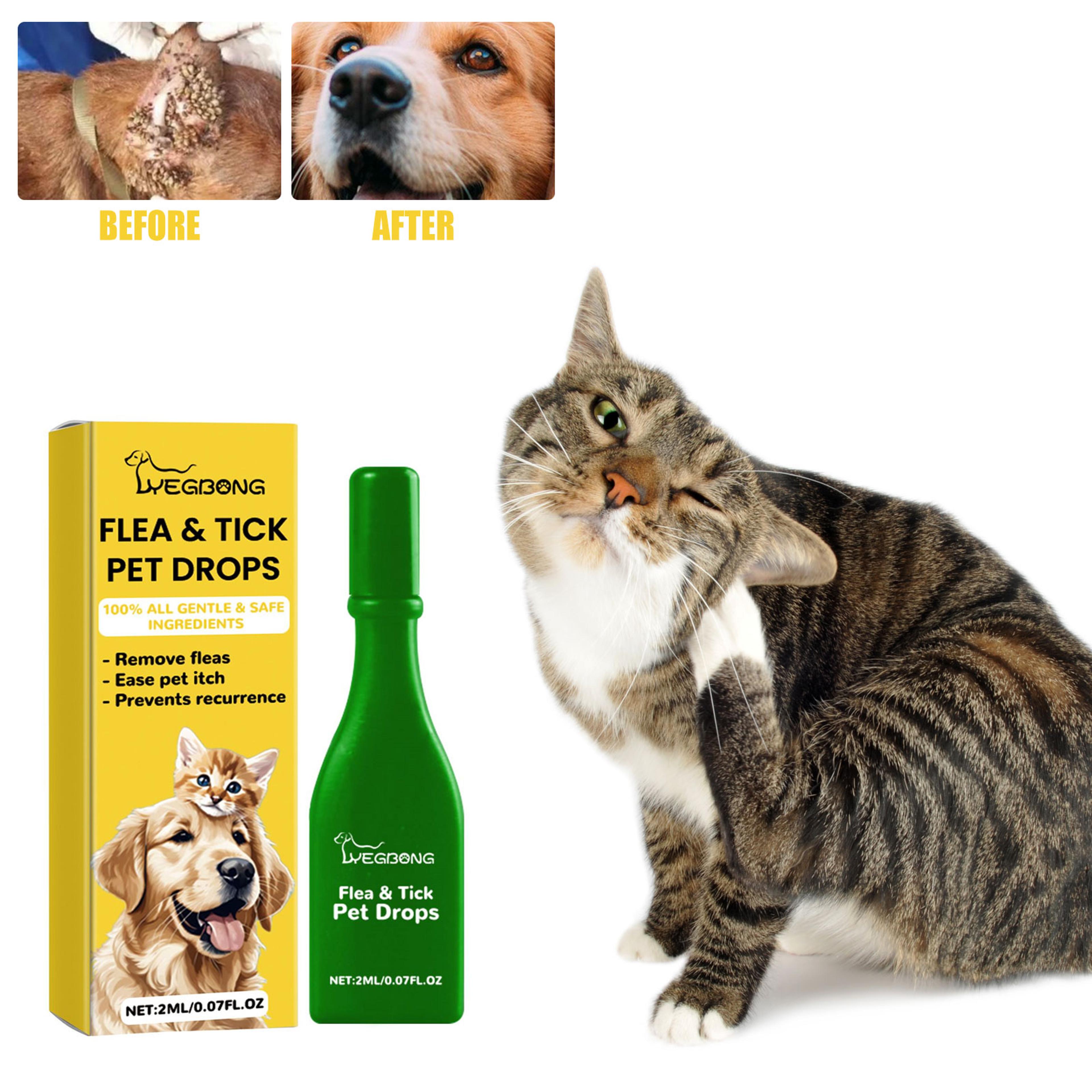 long lasting cat flea drops for flea tick and mite protection