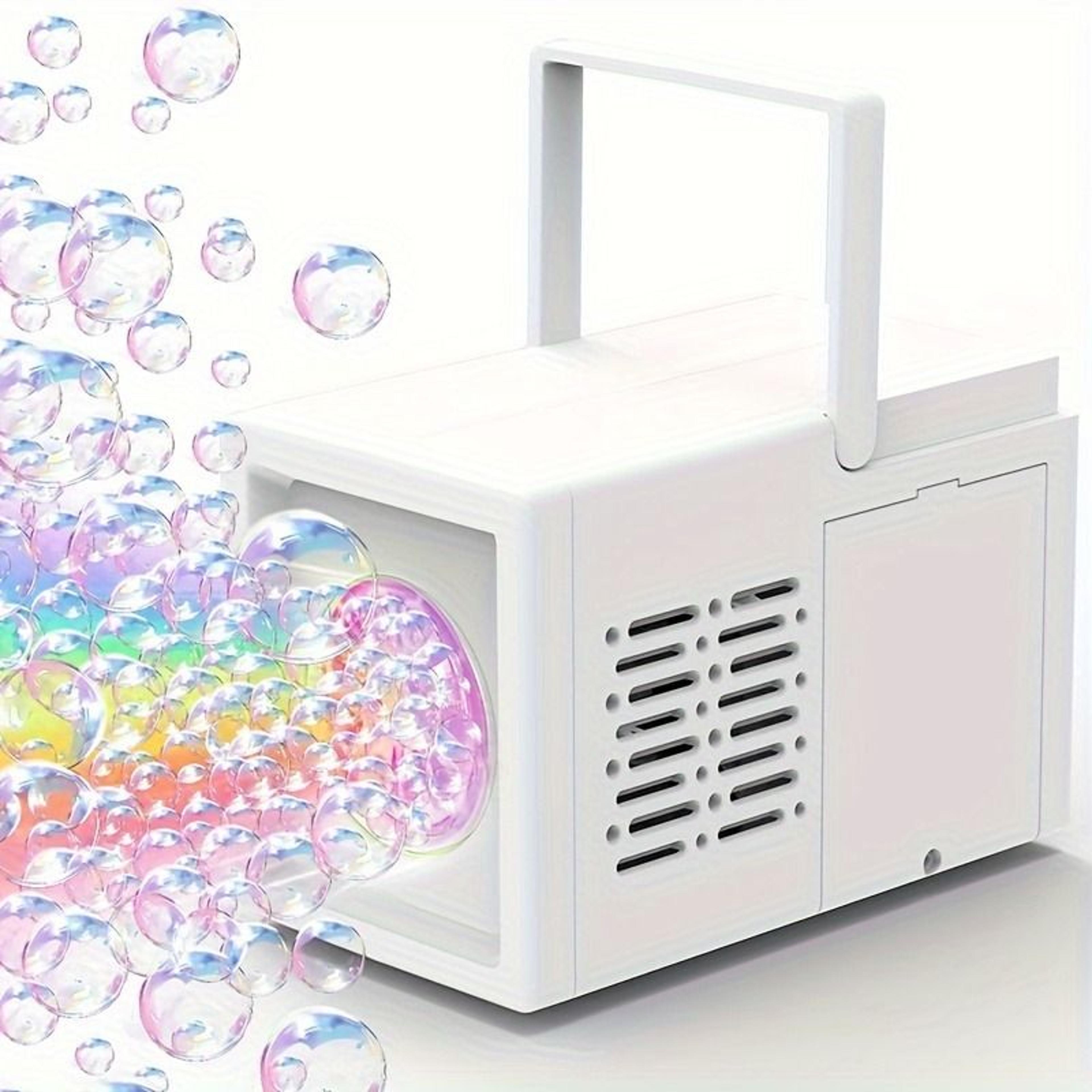 Outdoor Bubble Blowing Machine Portable Double Hole Bubble Maker for Kids Stage Shows  Kindergart