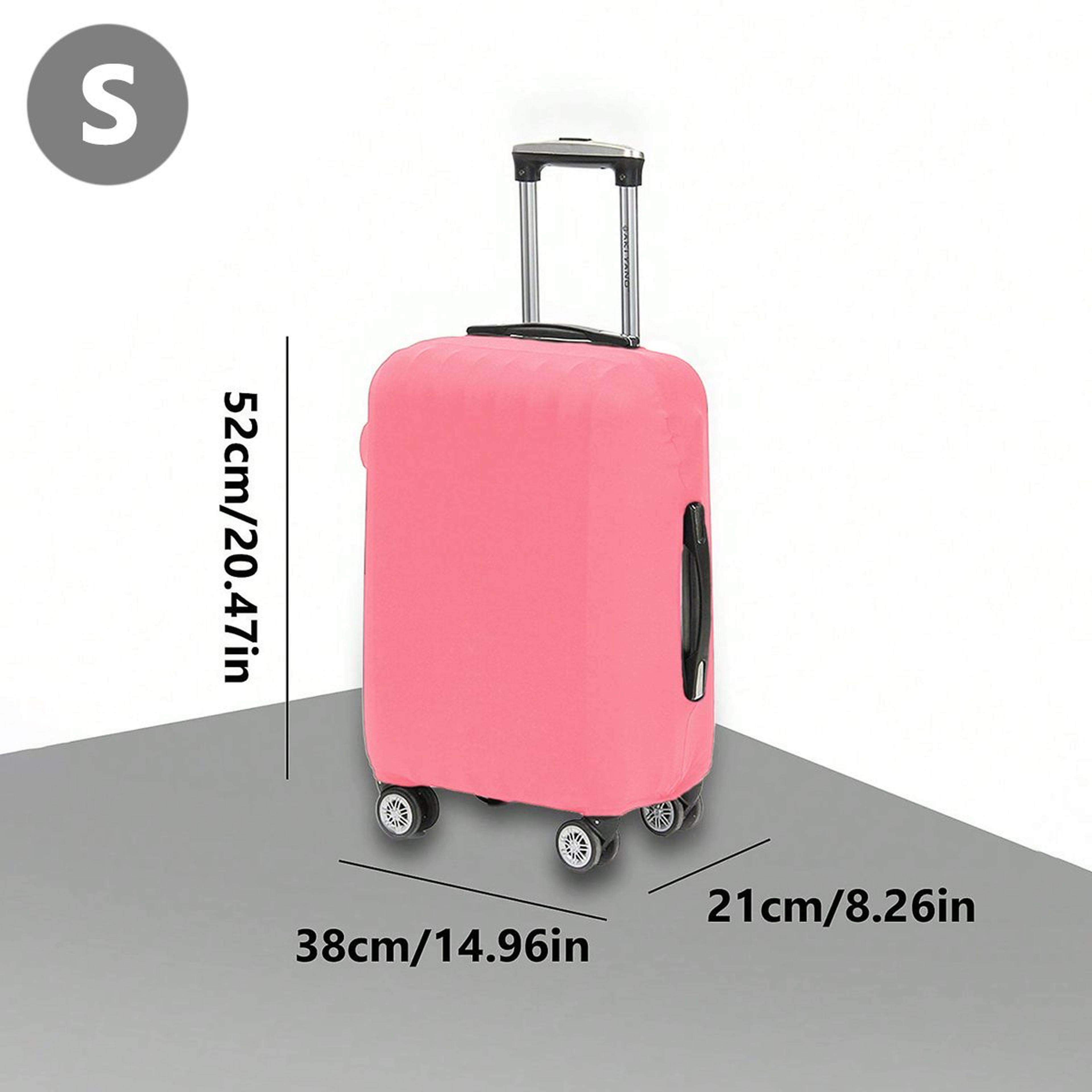 Fashion Travel Suitcase Protective Cover Solid Color Fits 1832 Inch Luggage
