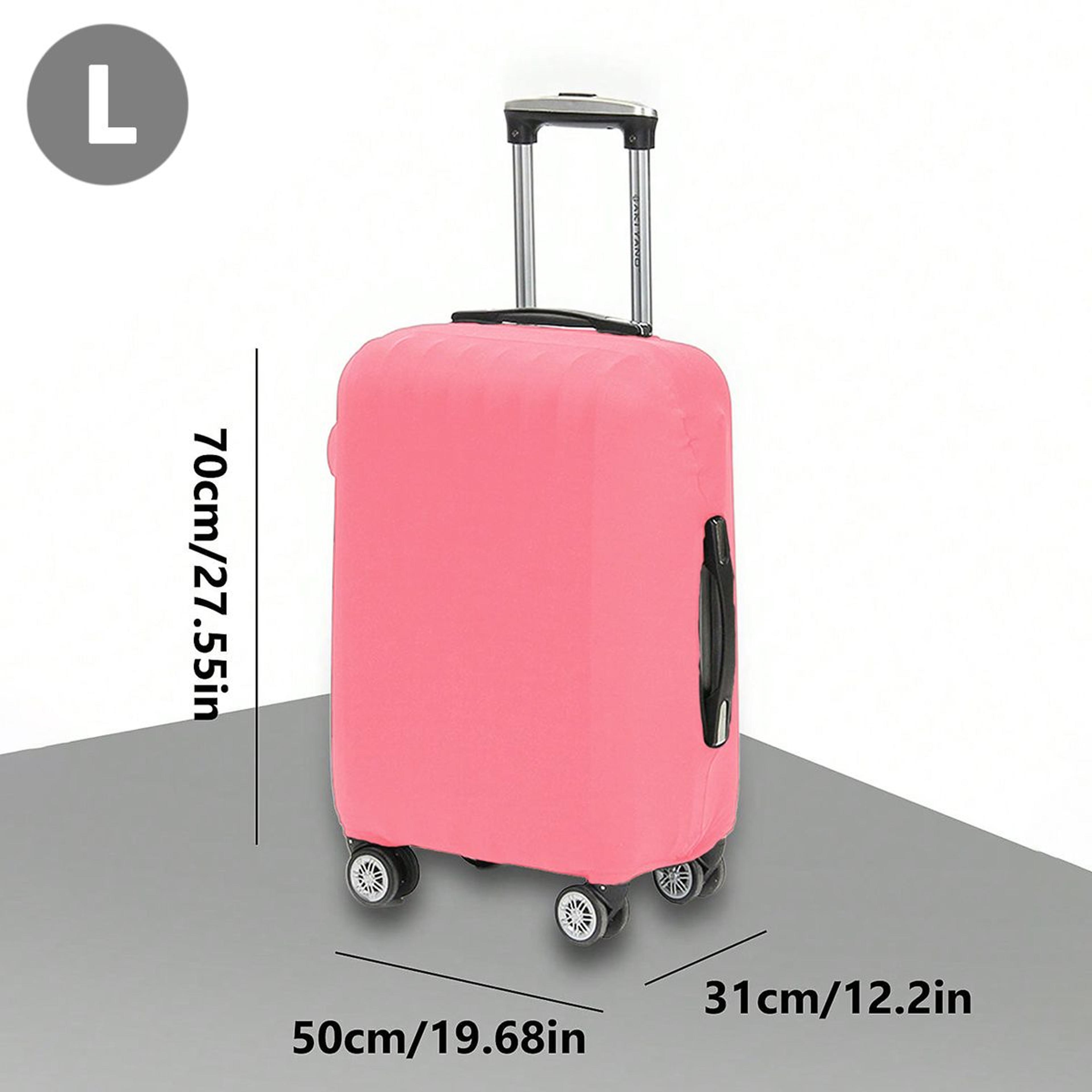 Fashion Travel Suitcase Protective Cover Solid Color Fits 1832 Inch Luggage