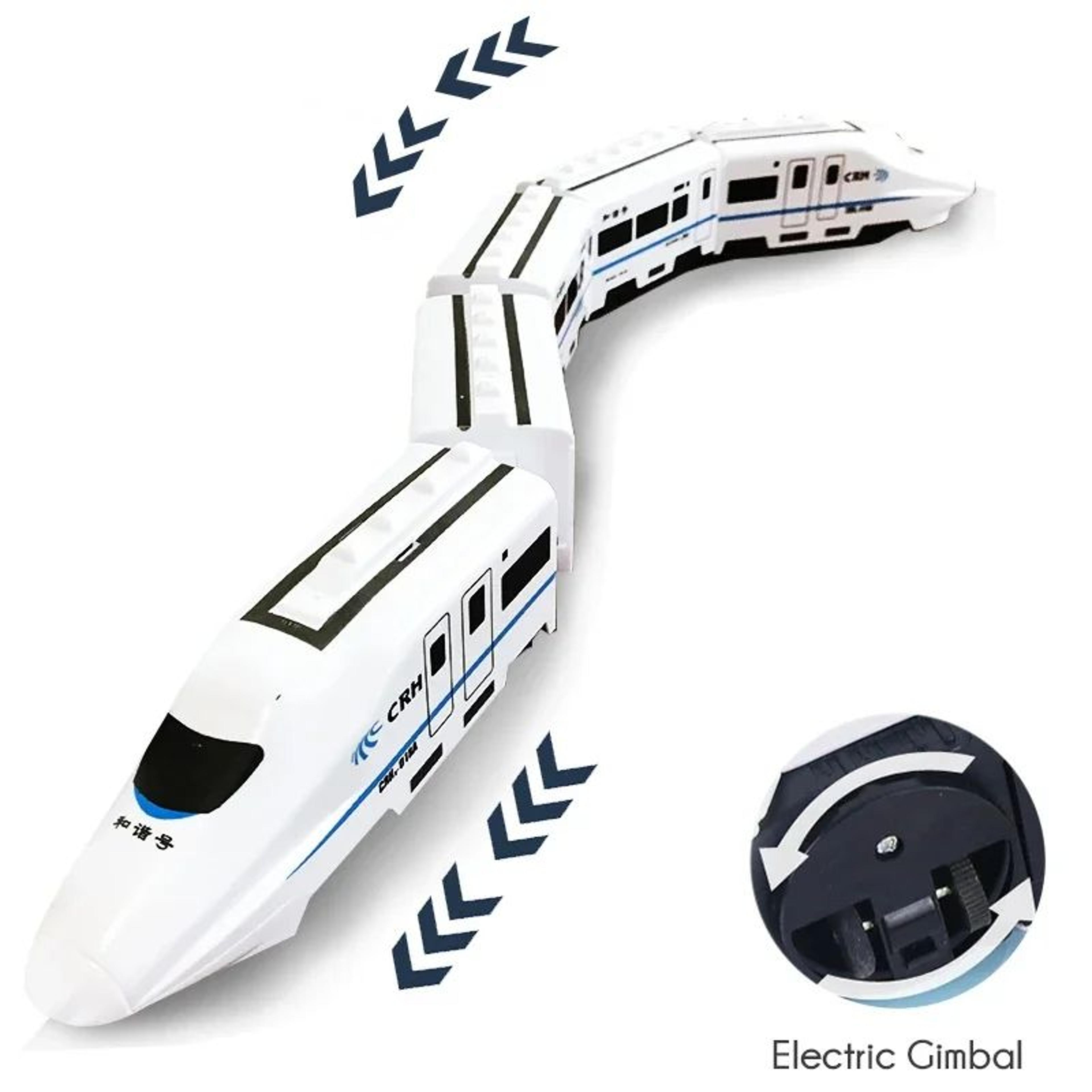HighSpeed Electric Train Toy Car For Kids DIY Simulation Model With Sound  Light Educational Gift F 1