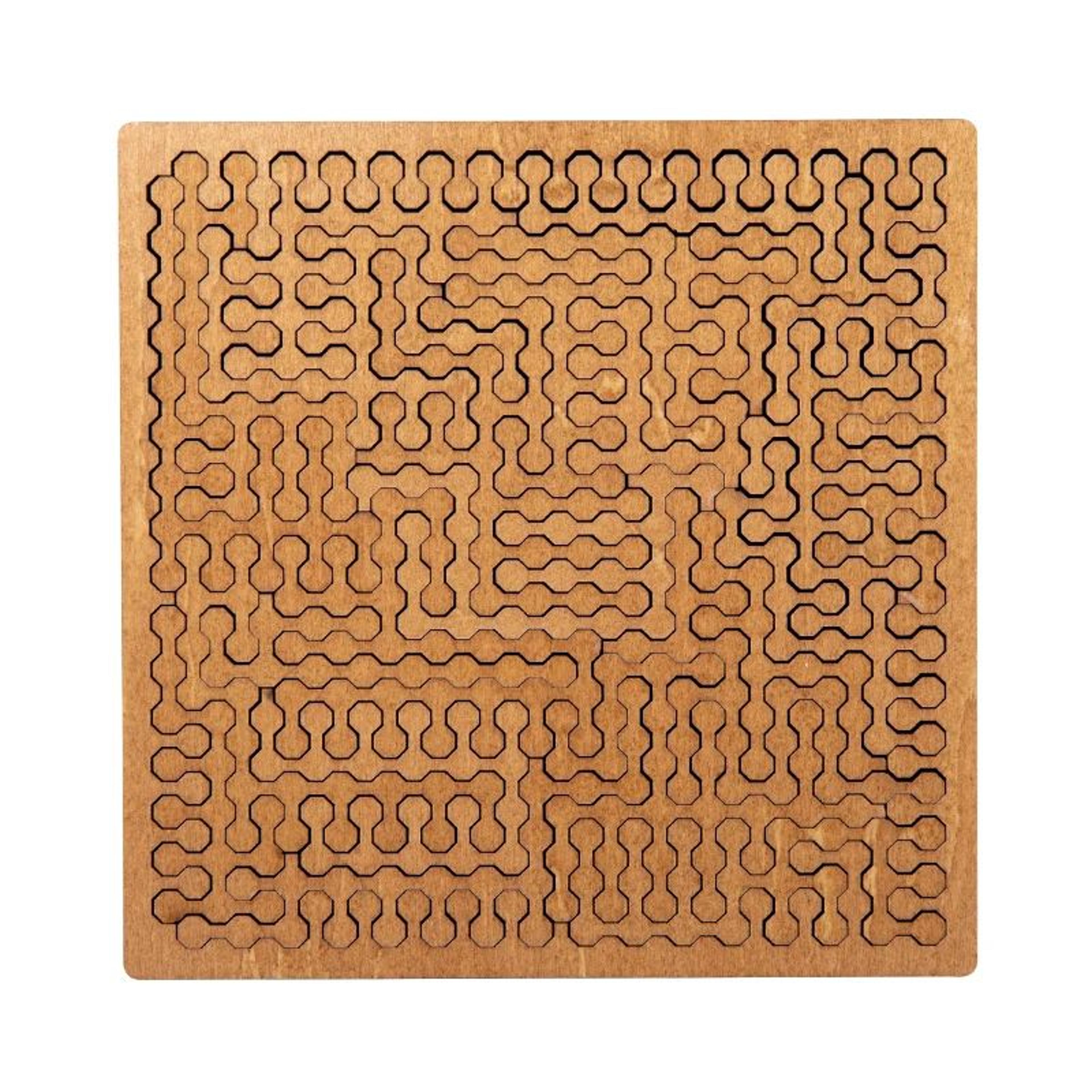 Impossible Wooden Puzzle IQ Puzzles For Adults BrainTeaser Ten Level Jigsaw Tangram Board Game Educ 8