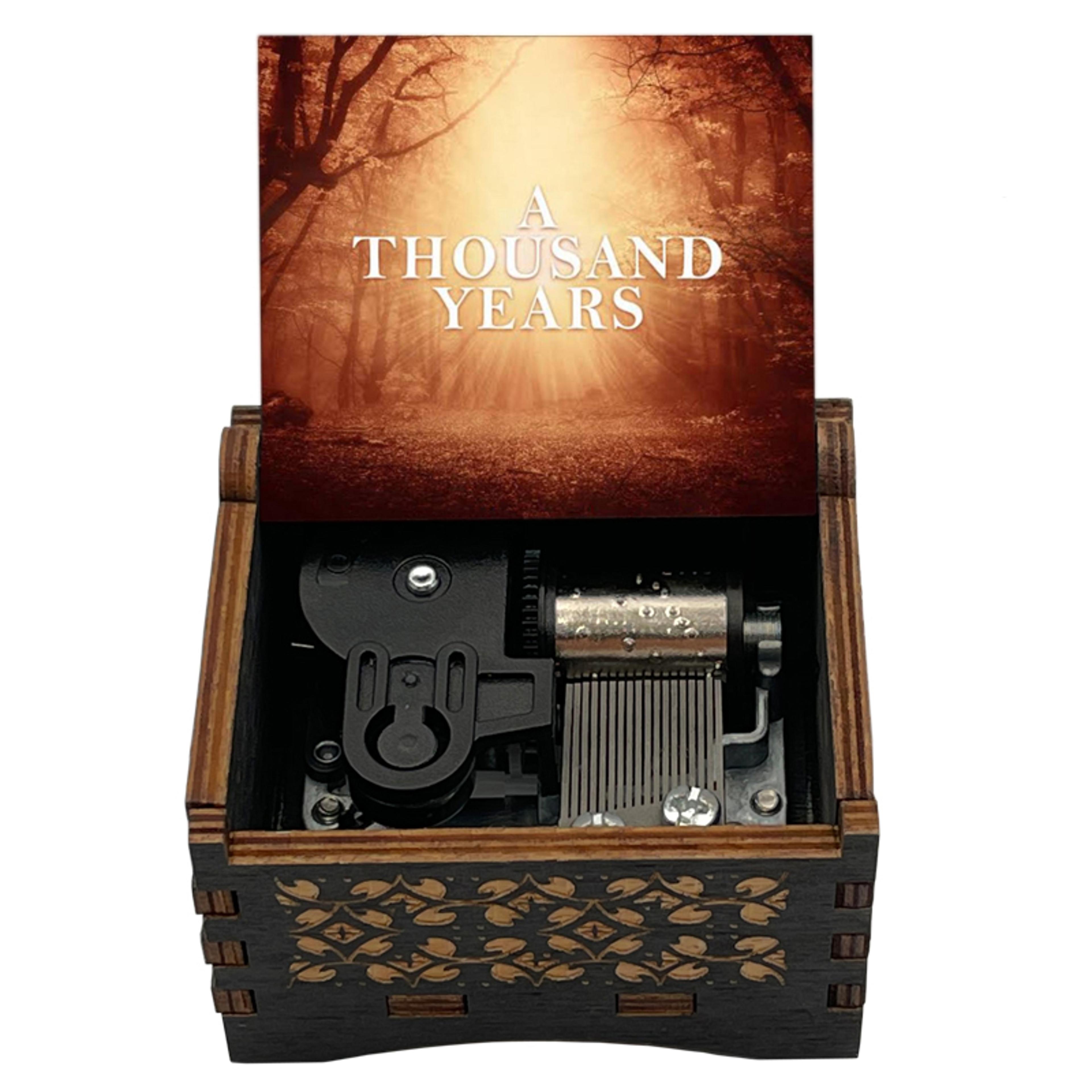 romantic a thousand years music box, perfect wedding, birthday & vampire movie theme gift