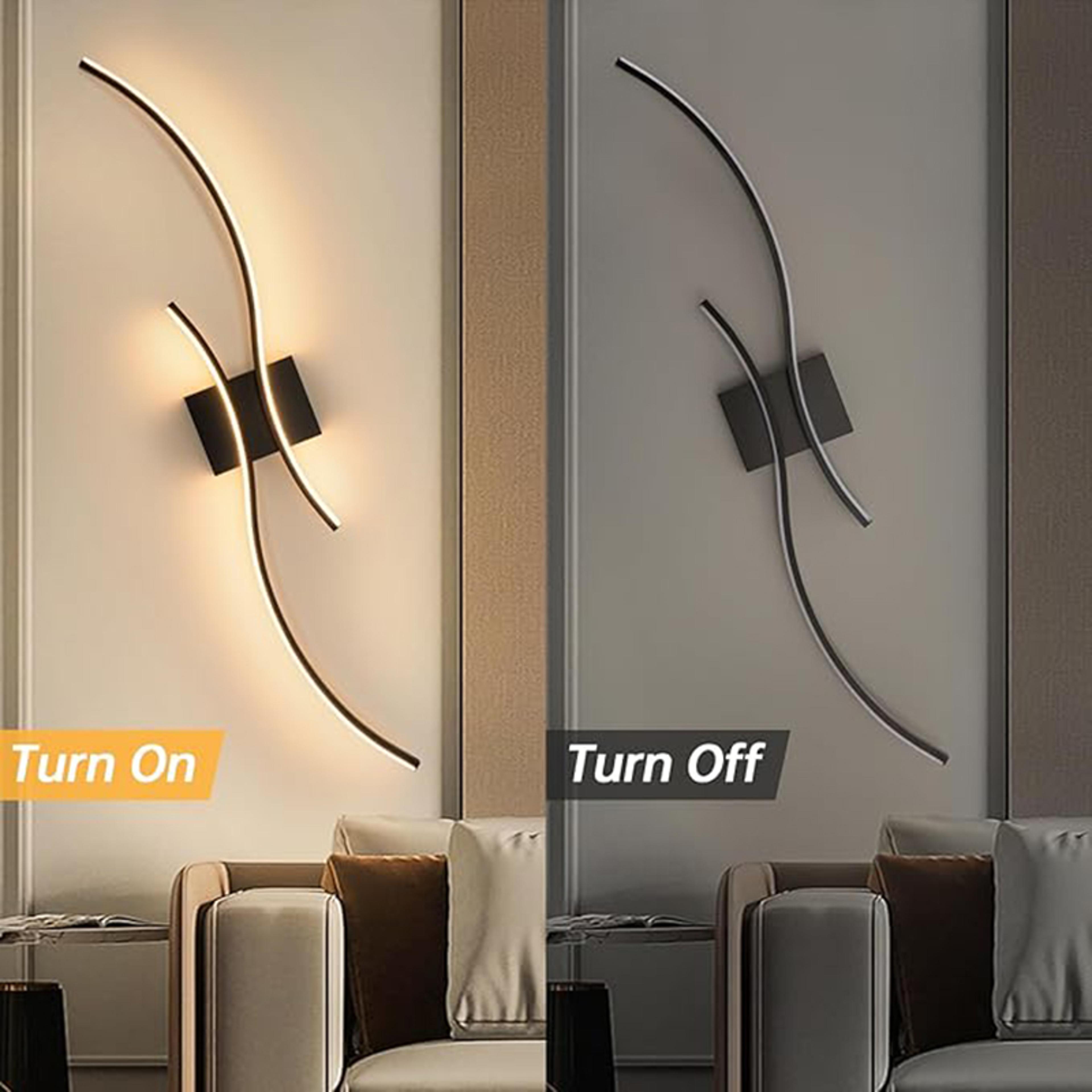 Aluminum Indoor LED Wall Lamps For Bedroom Corridor LED Wall Sconce Wall Lighting Fixtures For TV B 1