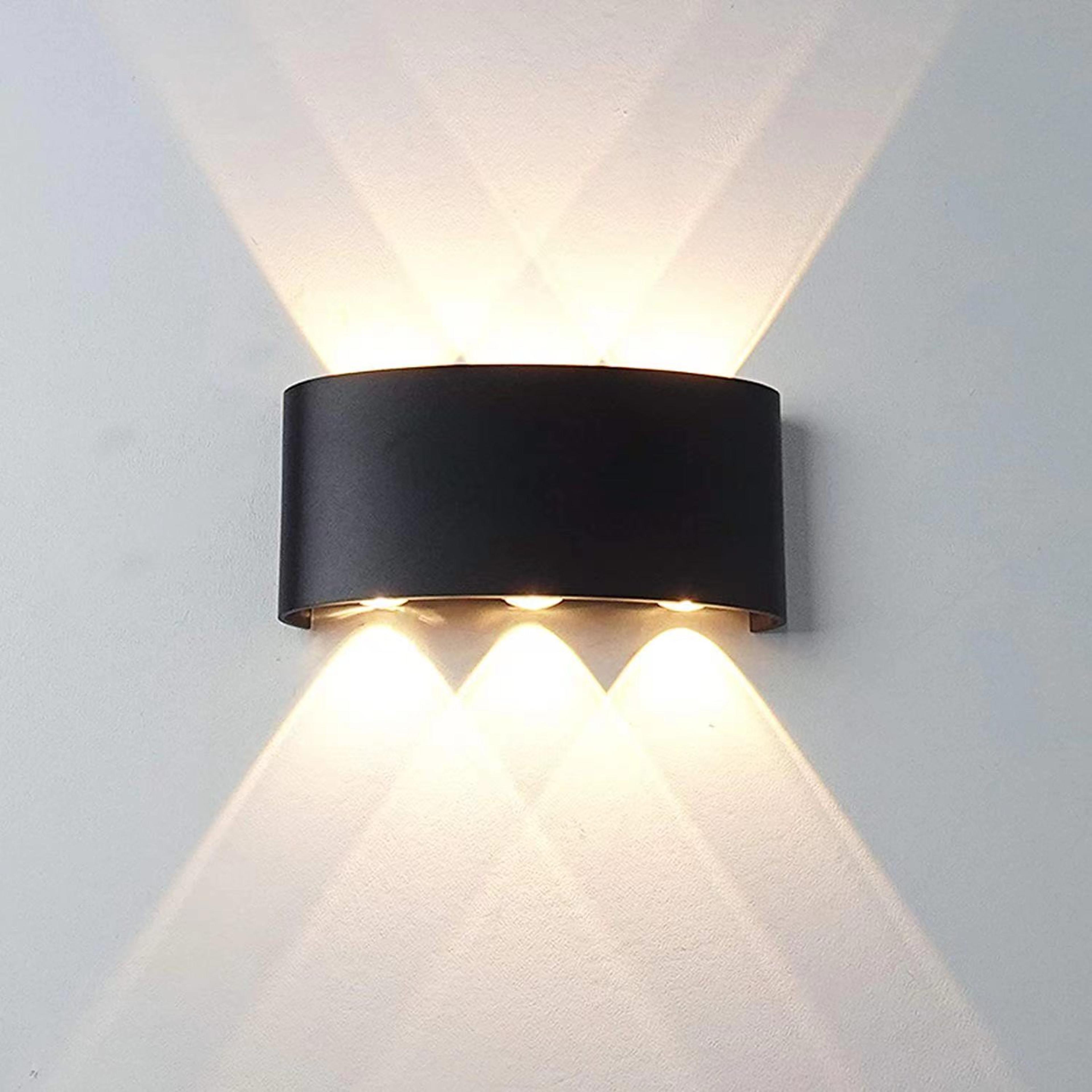 Modern LED Wall Sconces Up Down Wall Mount Lights White Indoor Outdoor Lamp For Bedroom Living Room 0