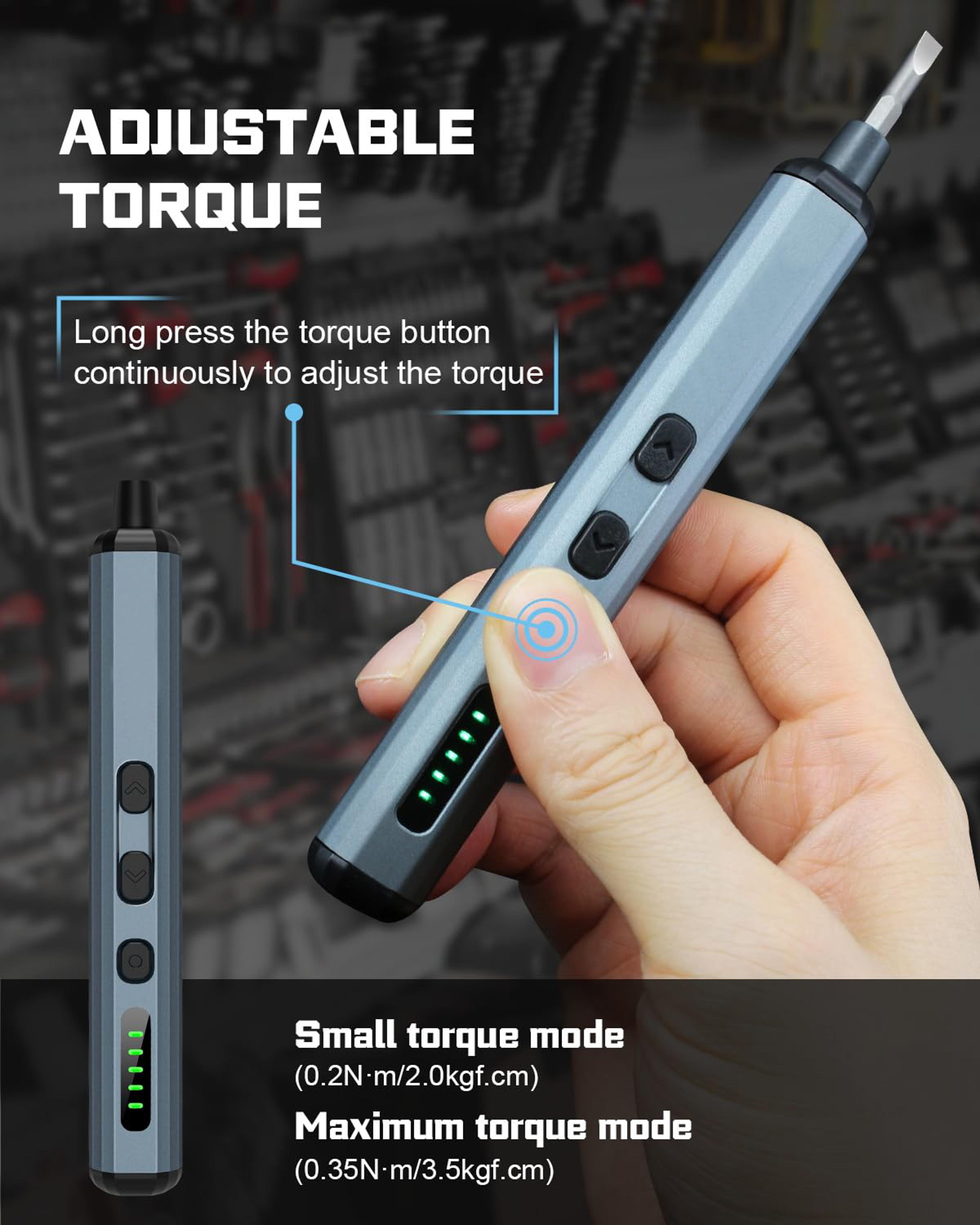 Torque Settings Electric Screwdriver Set Precision Power Tool With Magnetic Driver Bits For IPhone  2