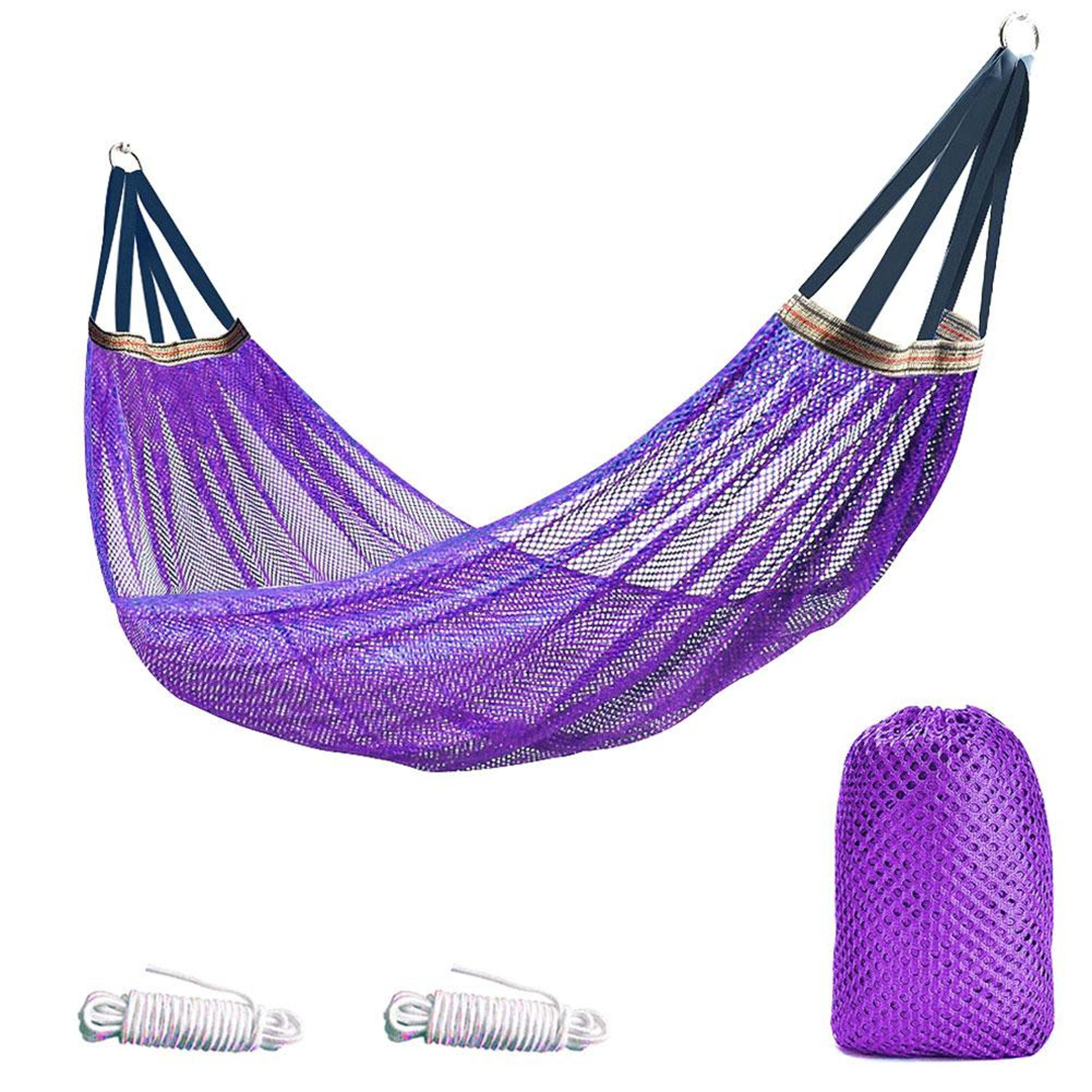 TrailNest Lightweight Camping Hammock With Straps Single Or Double Nylon 7