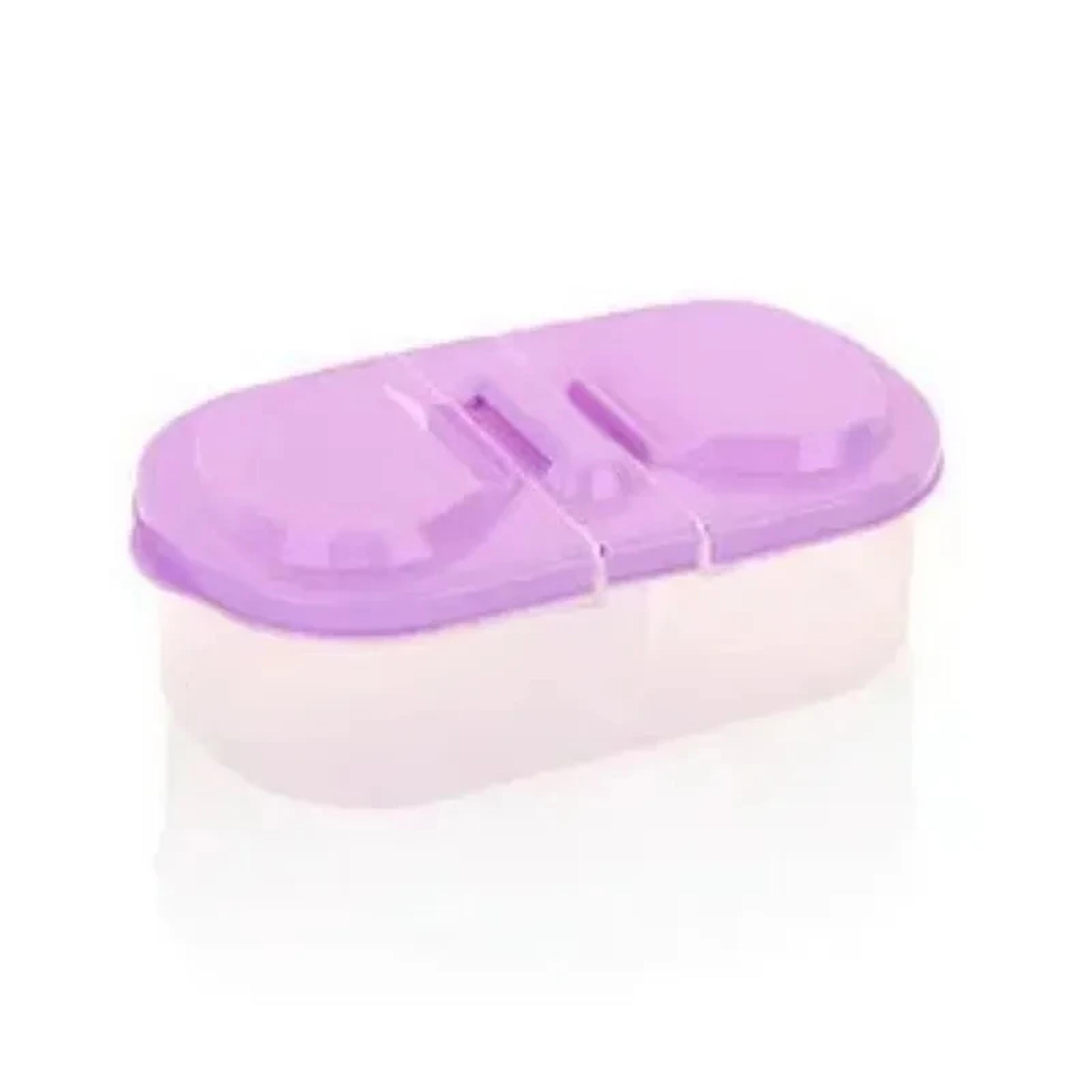 Portable Kids Lunch Box With Divider Reusable Fruit Snack Container 6