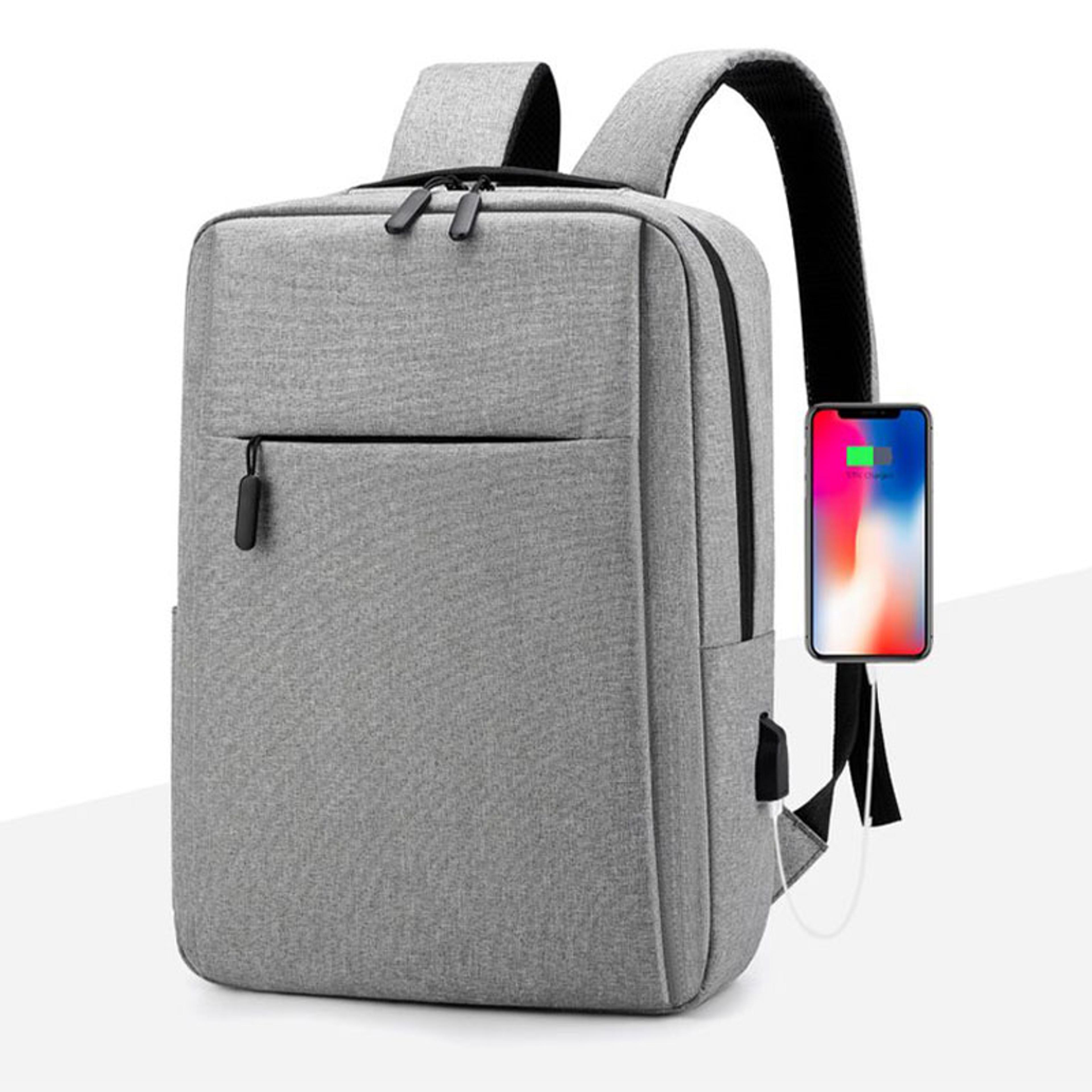 Slim Waterproof Laptop Backpack With USB Port For Work Travel And School 1