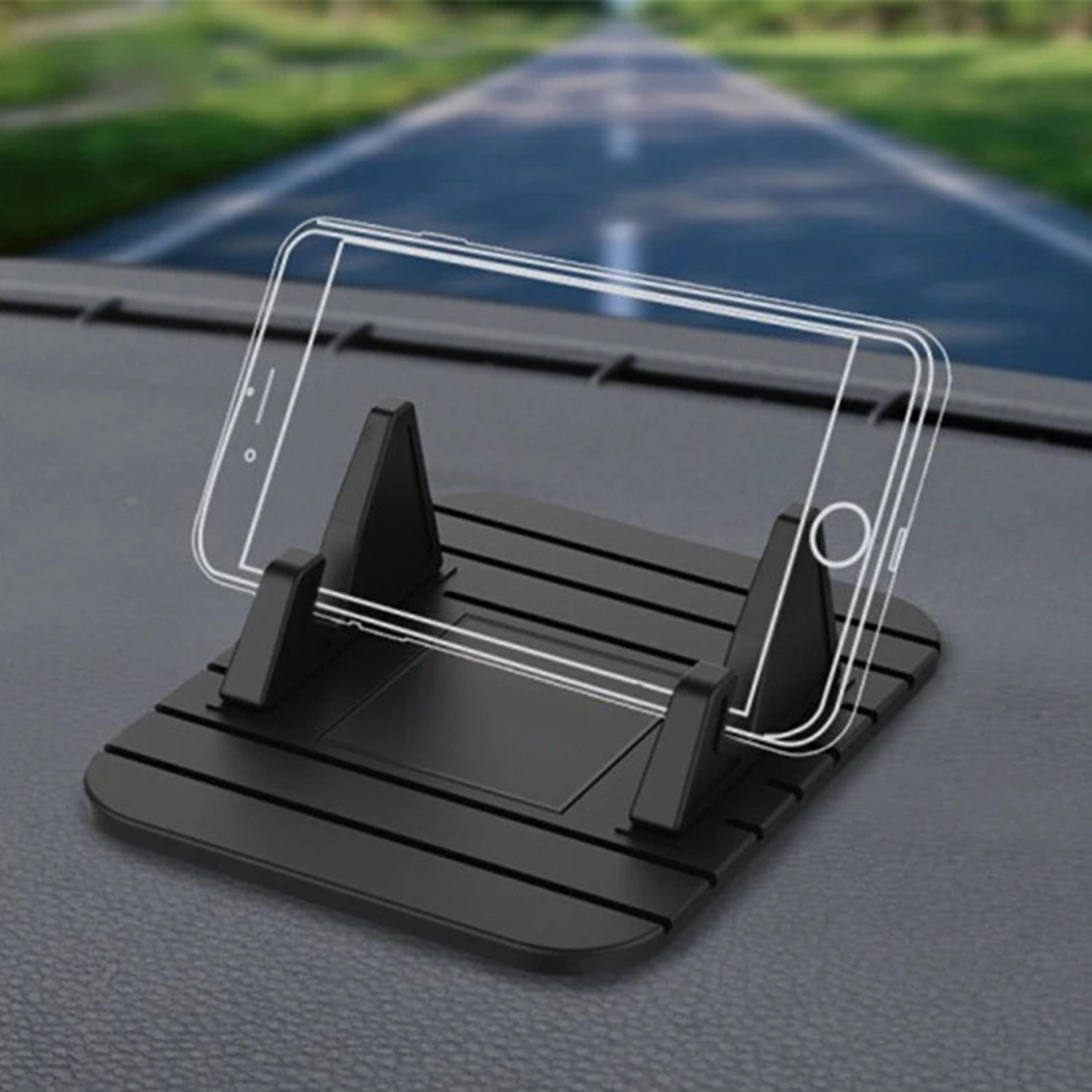 secure grip universal dashboard phone mount & anti slip mat
