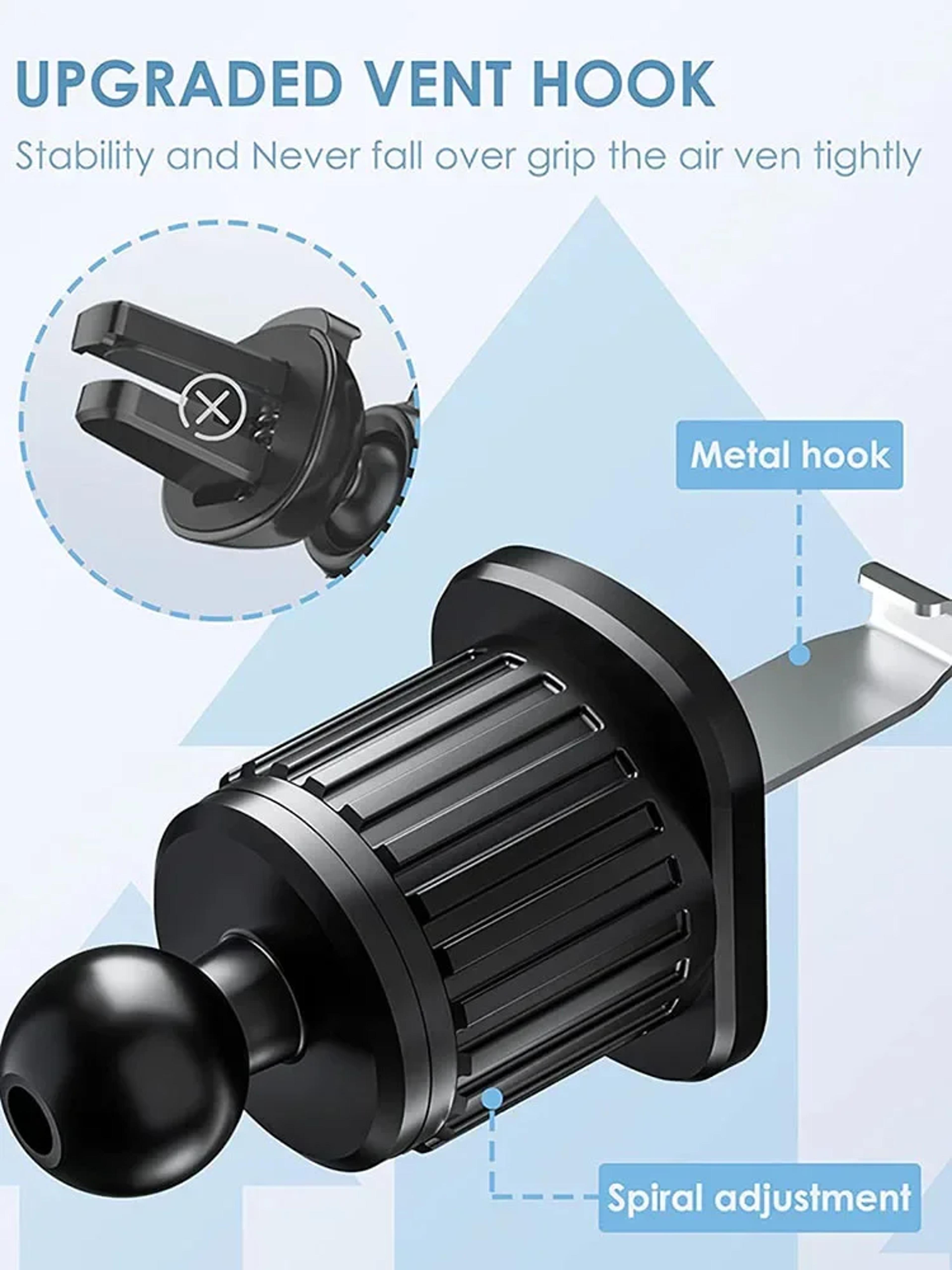 Ultimate Gravity Car Phone Holder Secure Hook Air Vent Mount For HandsFree Driving 1