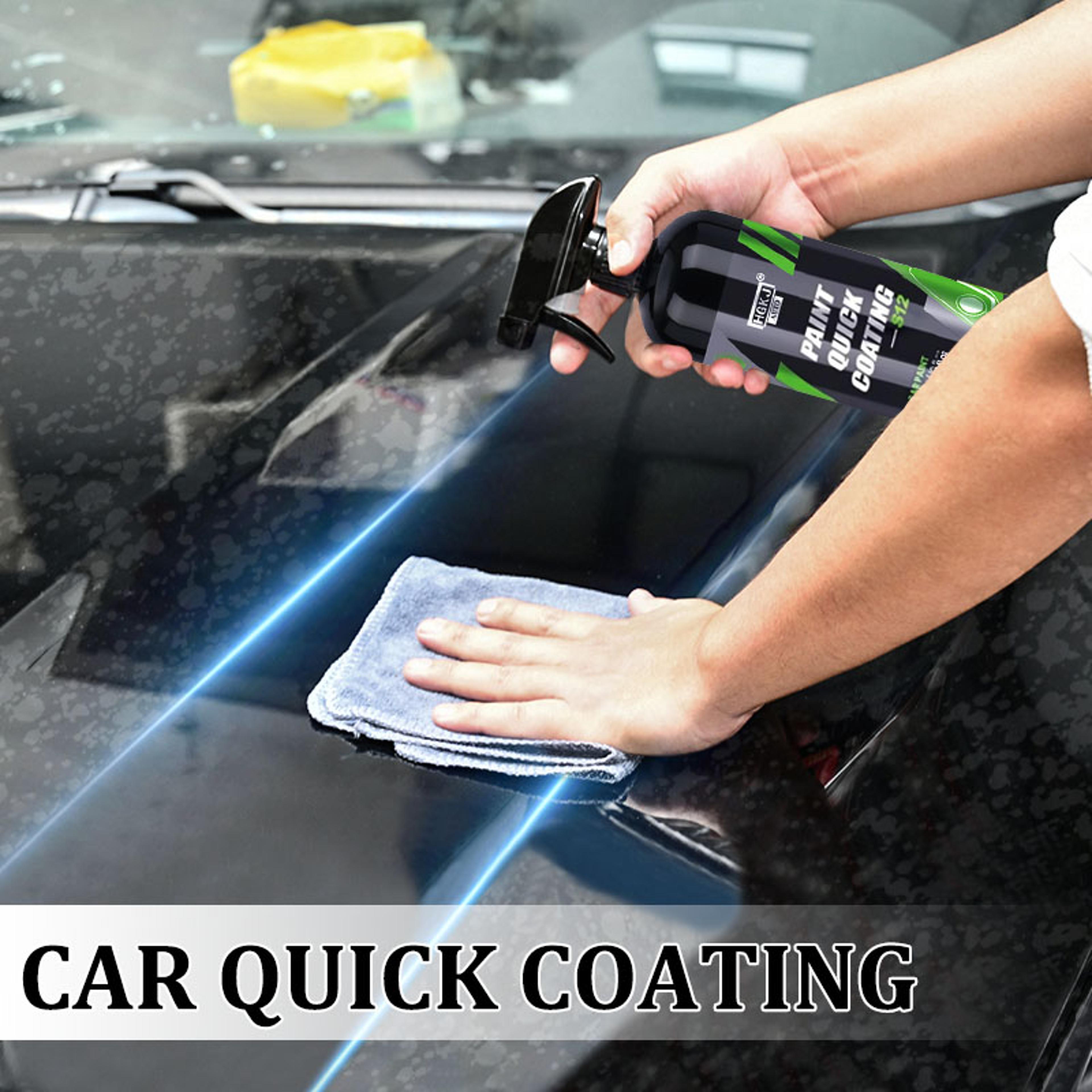 ceramic quick coating spray ultra hydrophobic car paint protection & mirror shine