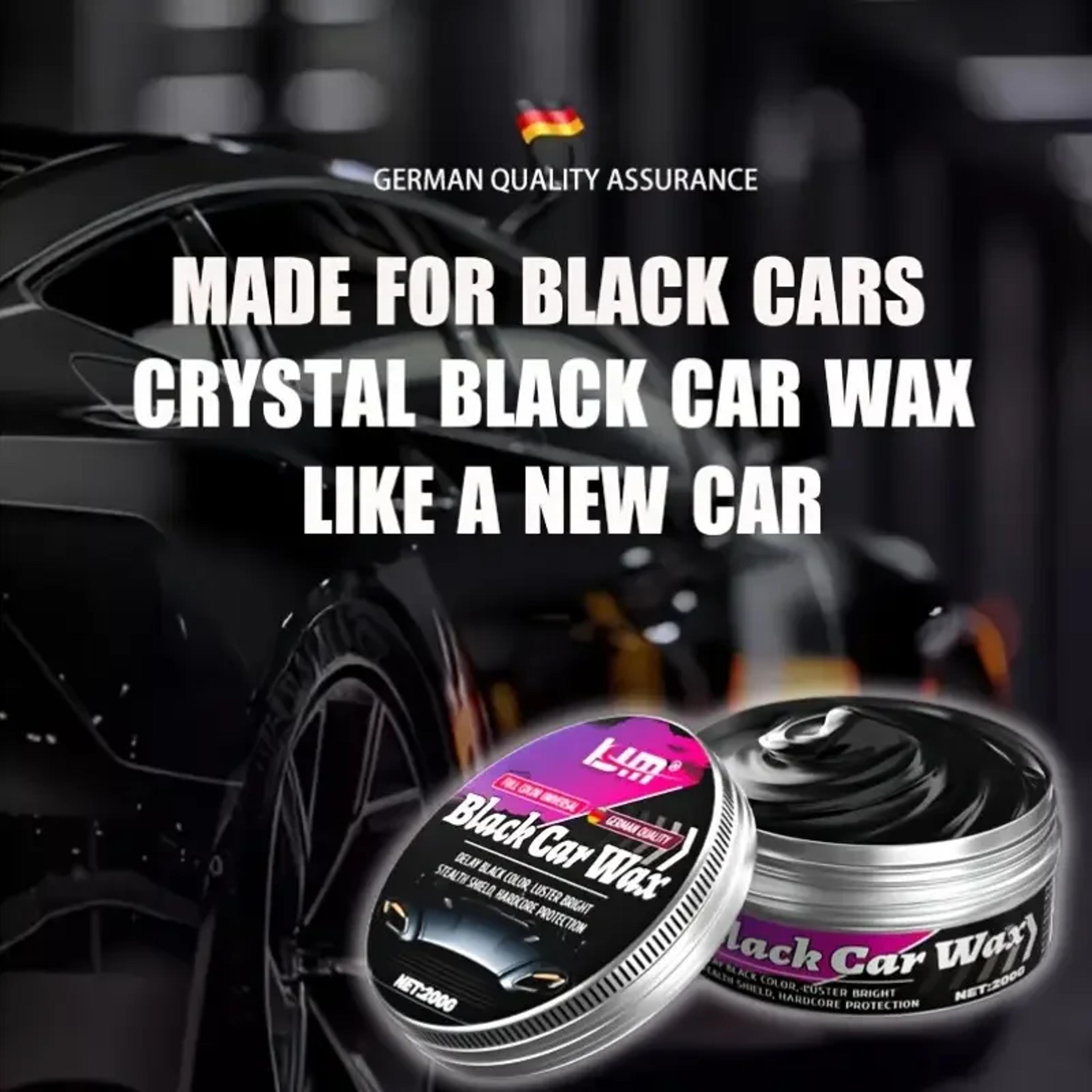 Black Car Crystal Plating Wax Ultimate Mirror Shine  Scratch Repair 1