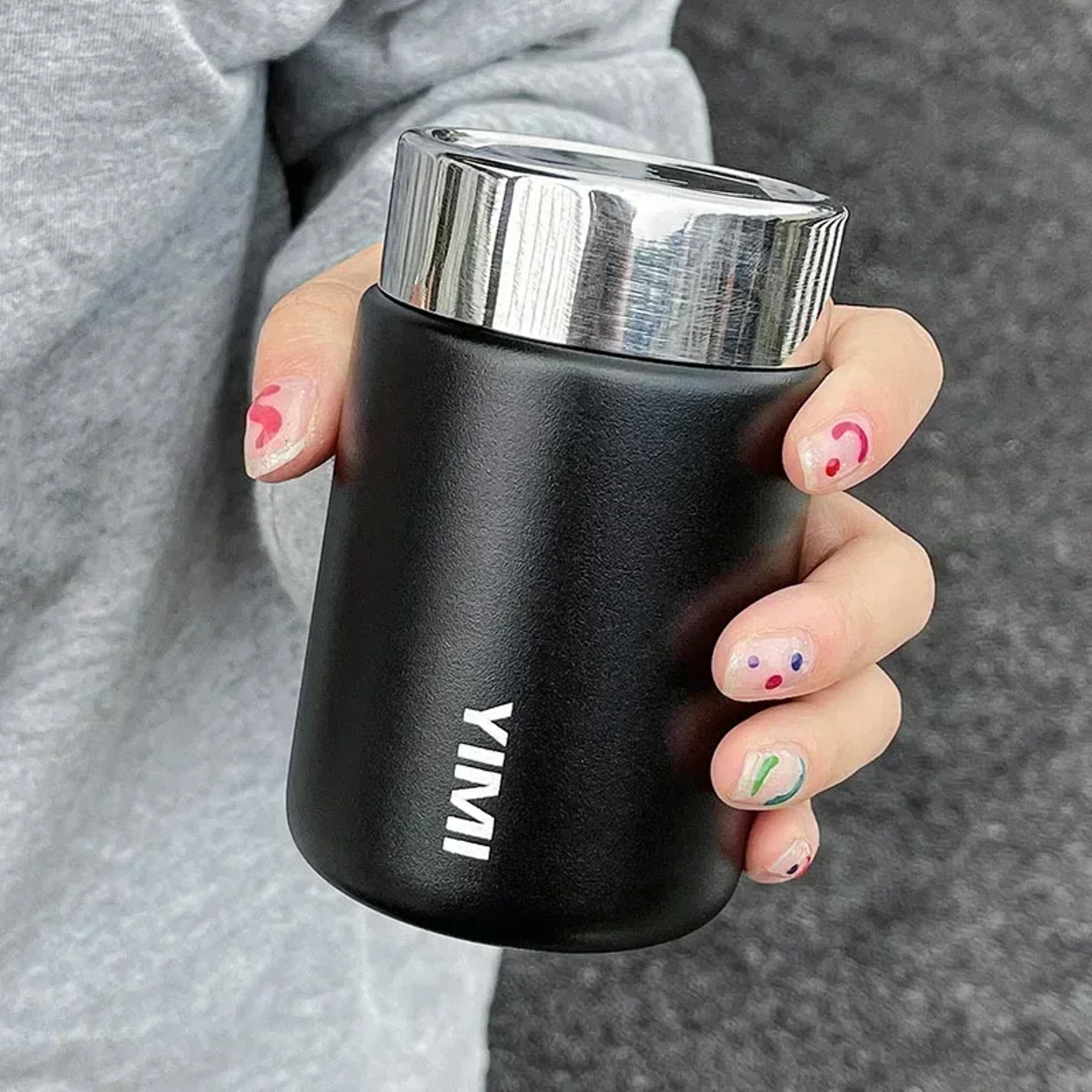 Fashion Mini Pocket Vacuum Flask Portable Insulated Coffee Mug  Slim Thermal Water Bottle For Trave 4