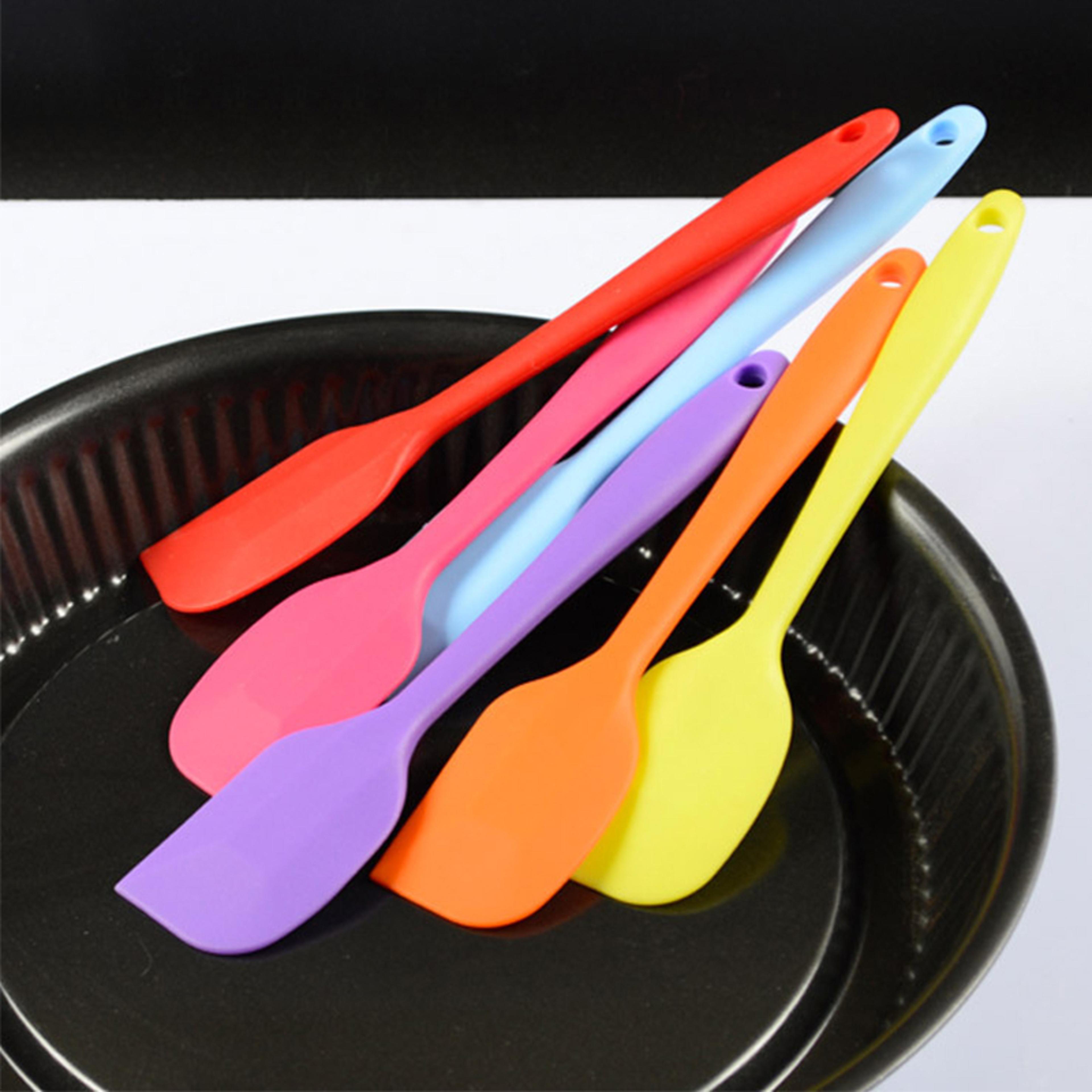 Premium Small Heat Resistant Silicone Spatula  Scraper Knife 1