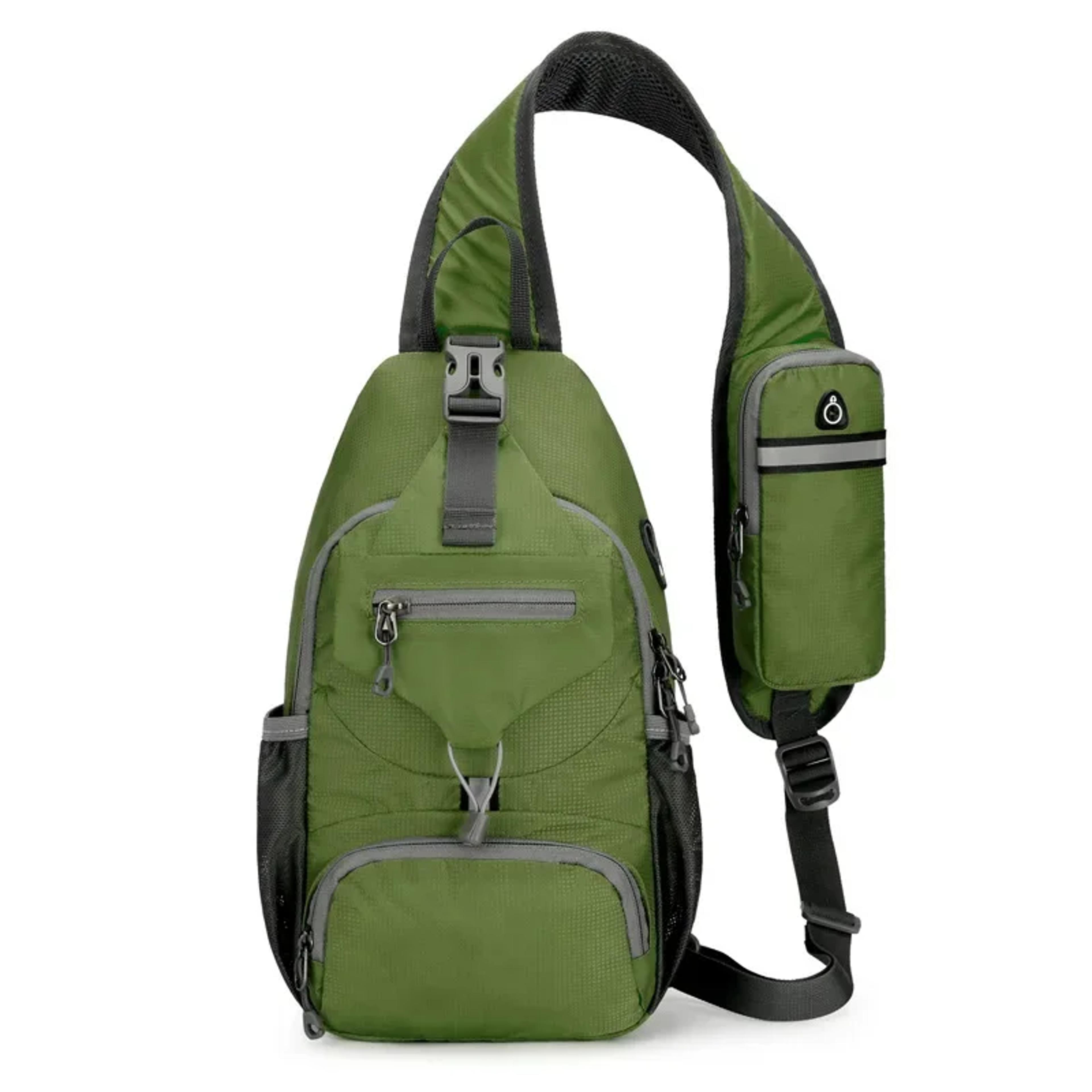 SecureCommute AntiTheft Sling Bag Waterproof Crossbody Chest Pack 6