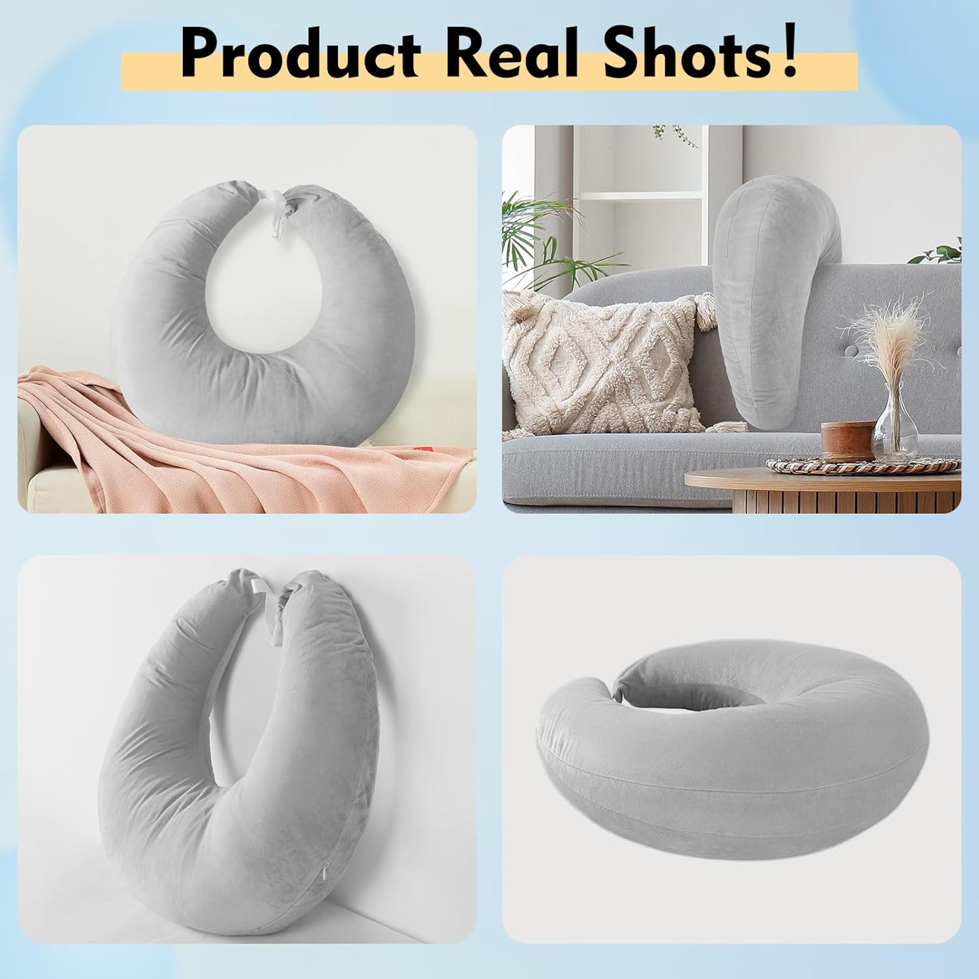 Ergonomic Reading And Gaming Pillow For Adults Arm Support Crochet Lap Desk 3