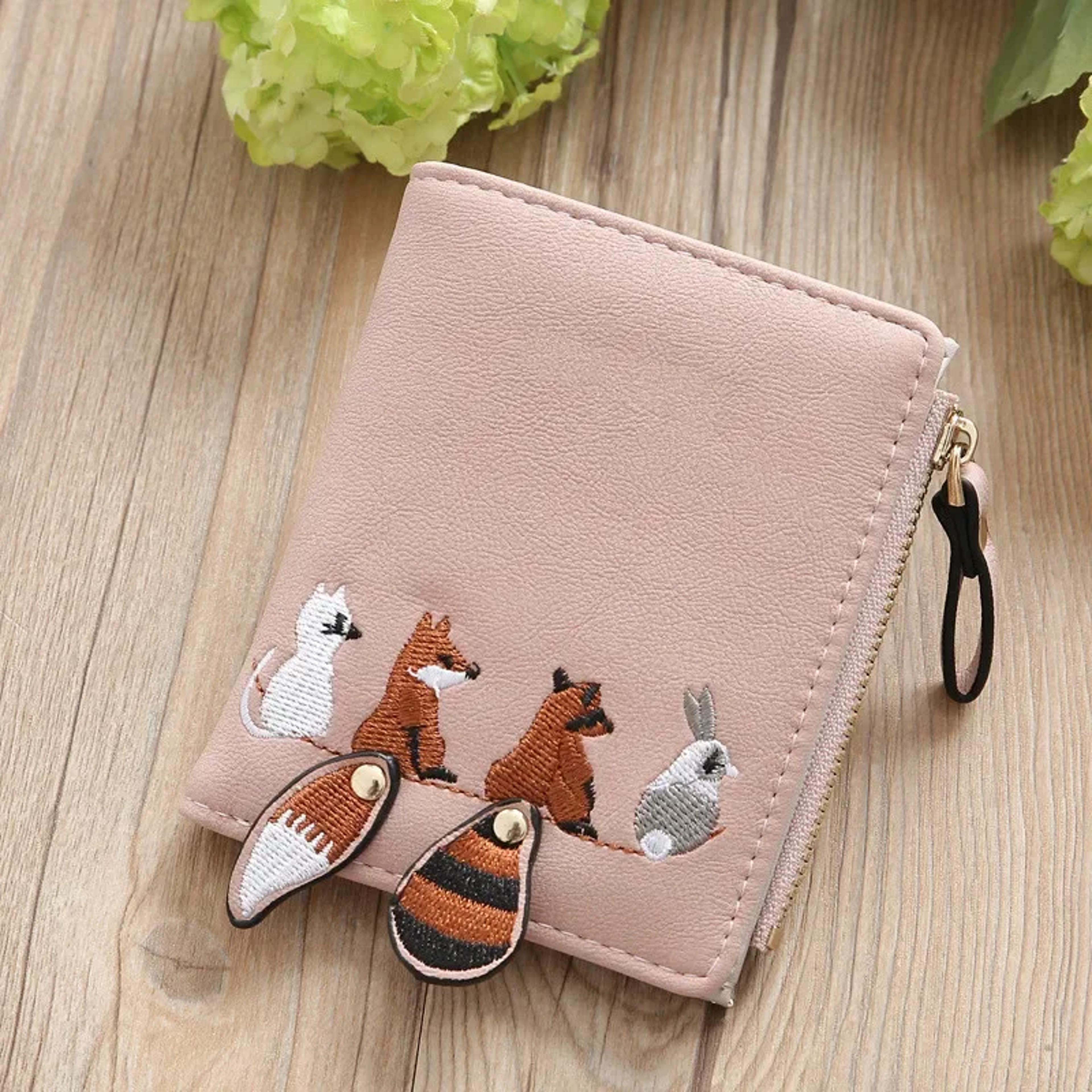 Cute Cartoon Wallet For Women Small Card Holder Coin Purse 7