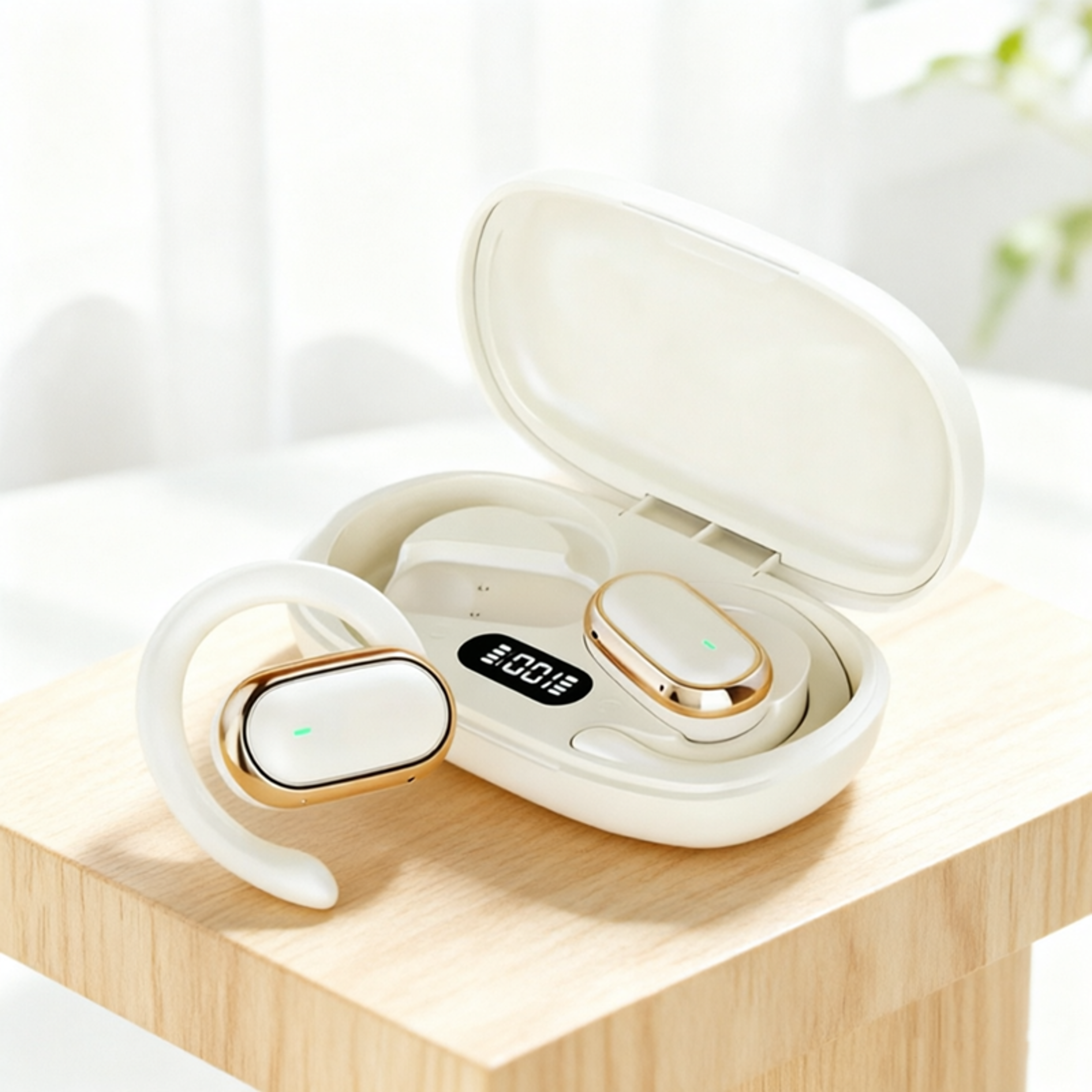 bluetooth earphones sport wireless headphones with mic waterproof hifi stereo long lasting battery for all phones