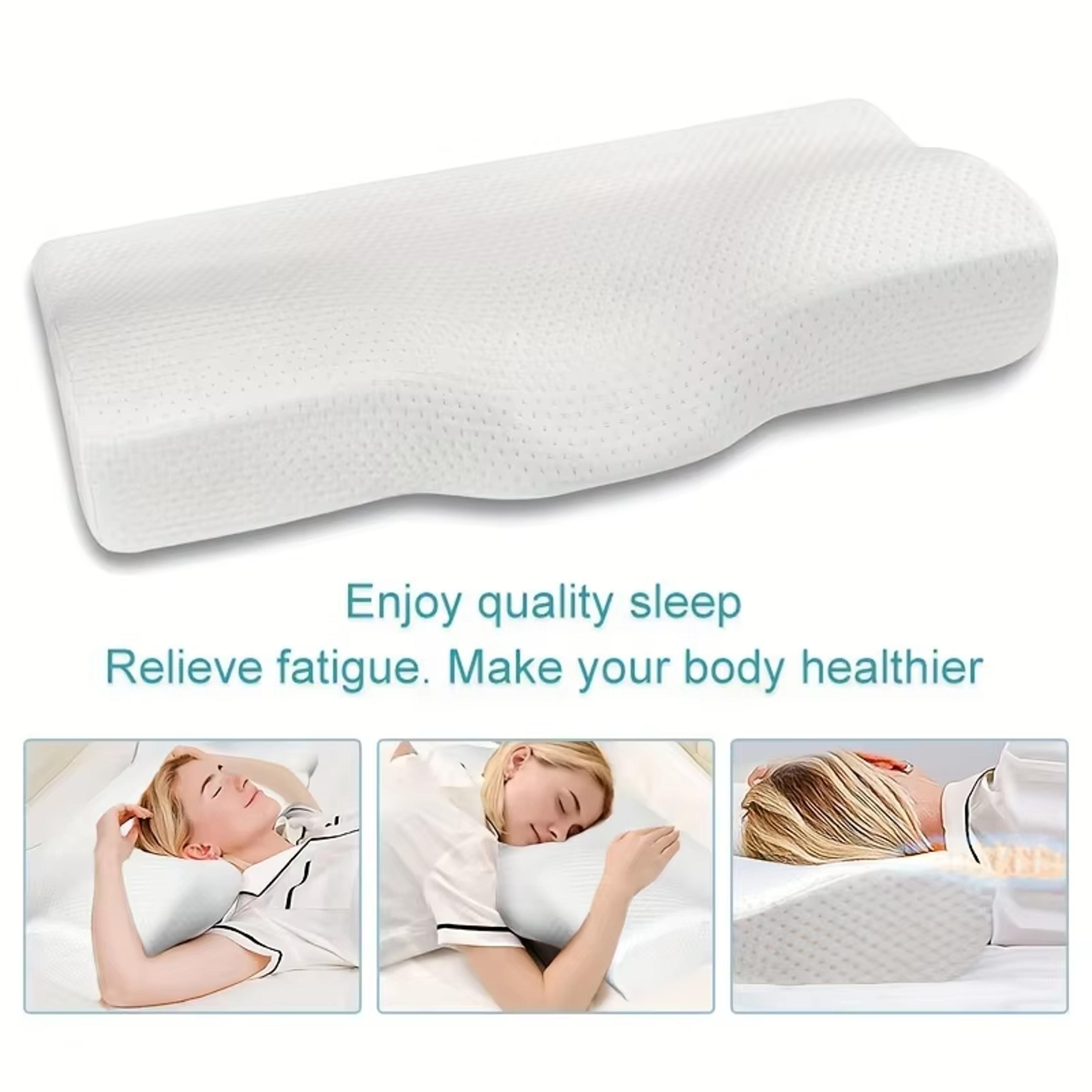 Premium Contour Memory Foam Pillow For Side  Back Sleepers With Ergonomic Neck Support 4