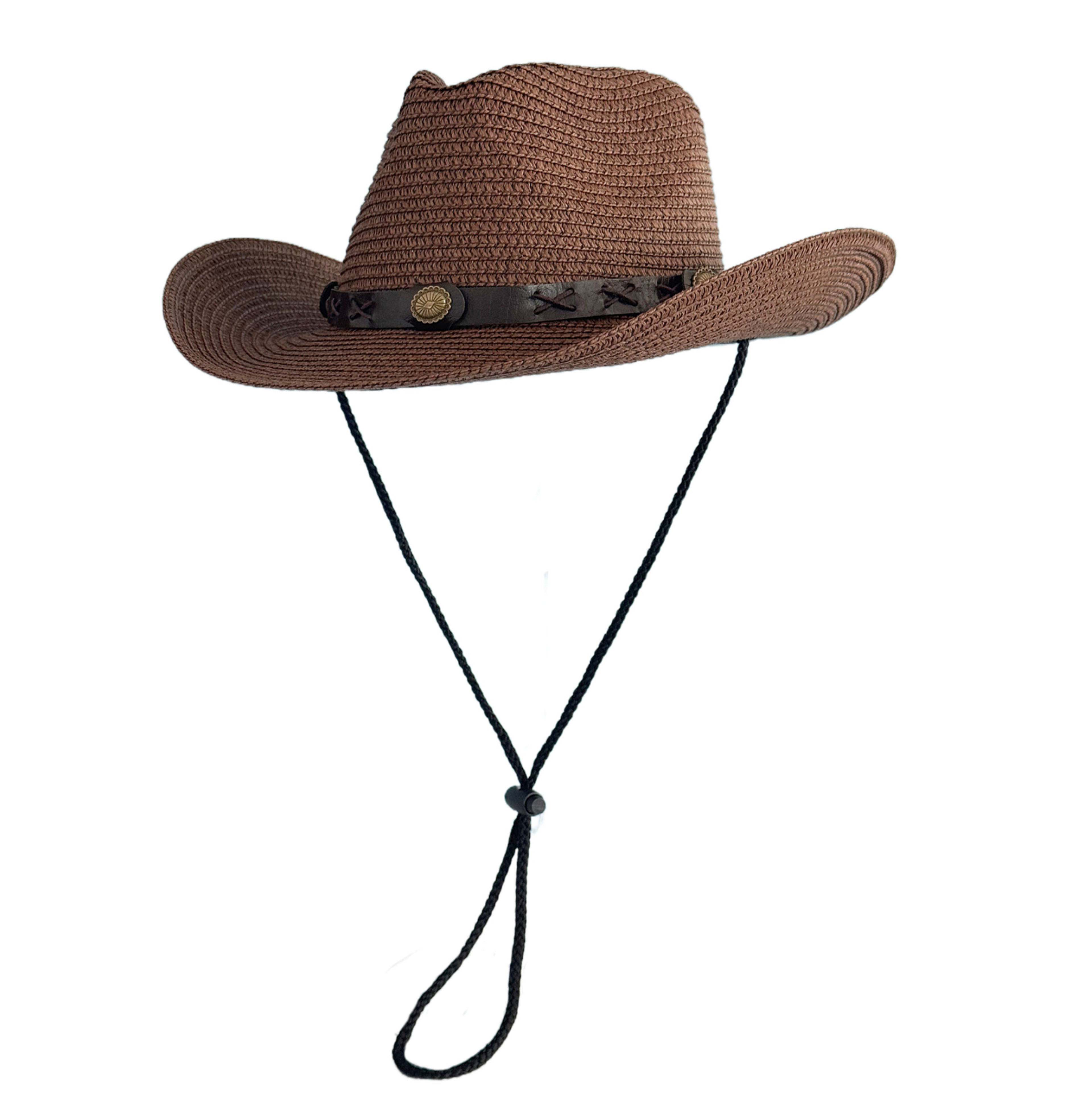 Premium Unisex Straw Cowboy Hat With Wide Brim UV Protection Stylish Western Beach Sun Hat 8