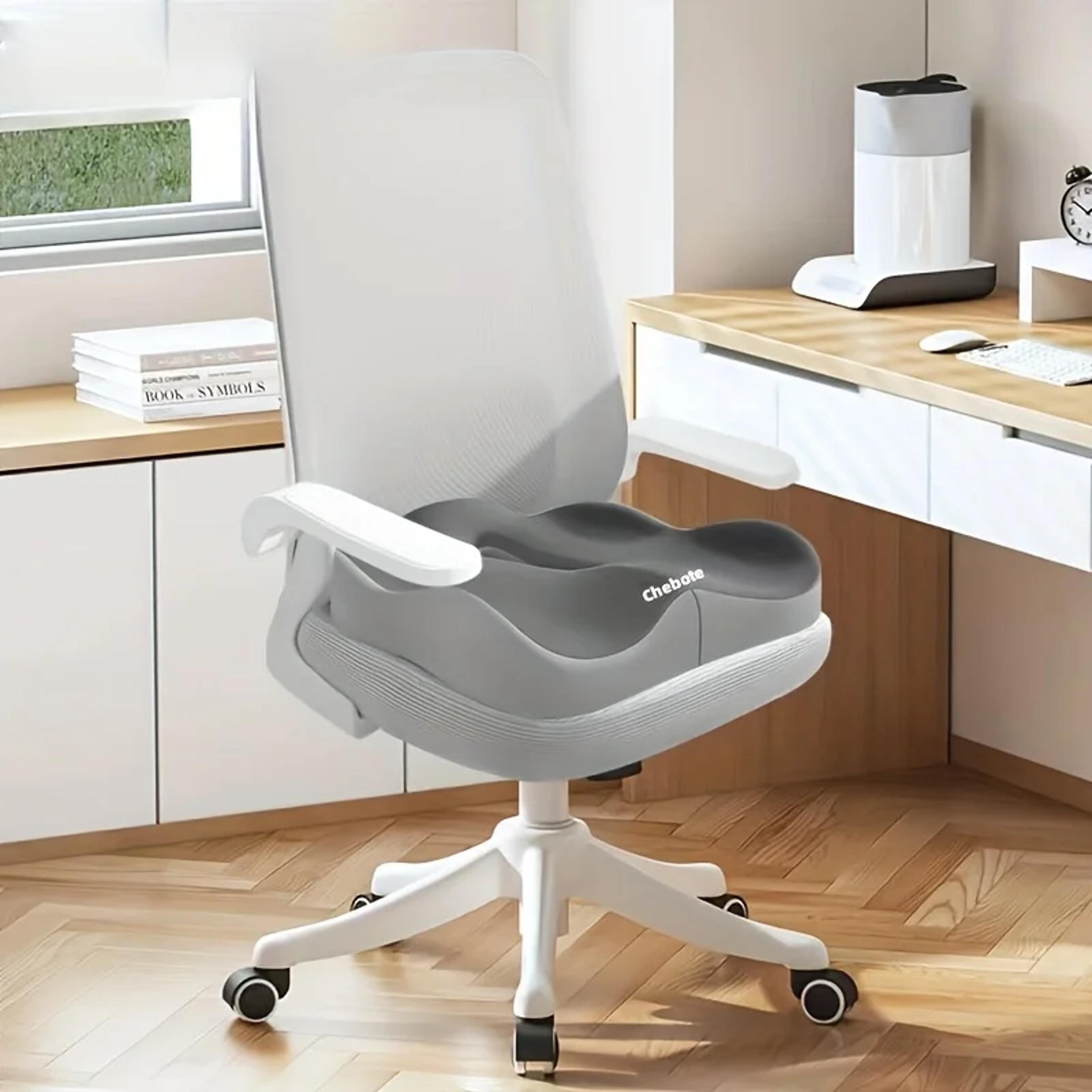Ergonomic Memory Foam Seat Cushion For Car  Office Washable Comfort Support Pad 7