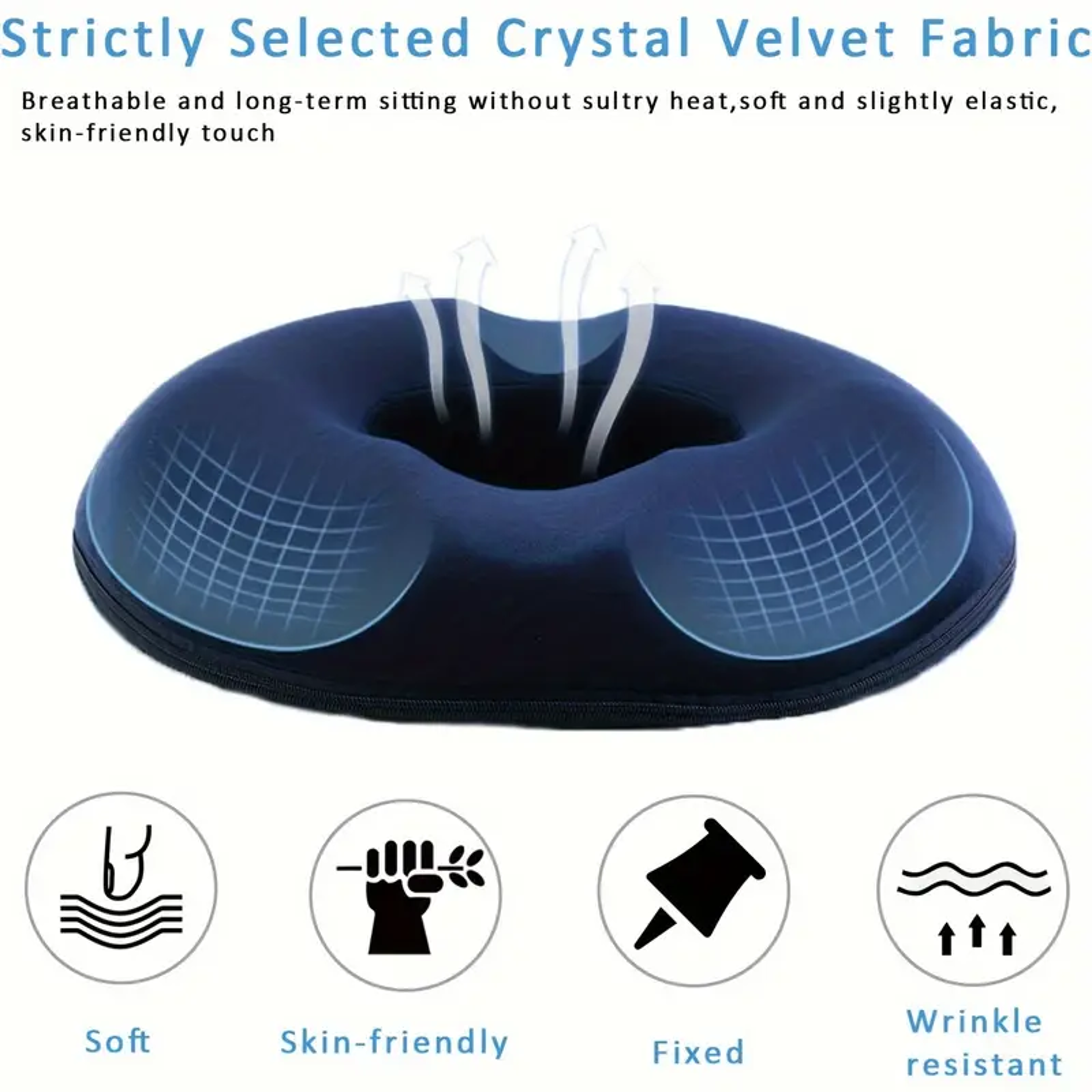 Premium Orthopedic Seat Cushion For Tailbone Relief  Hip Comfort 1
