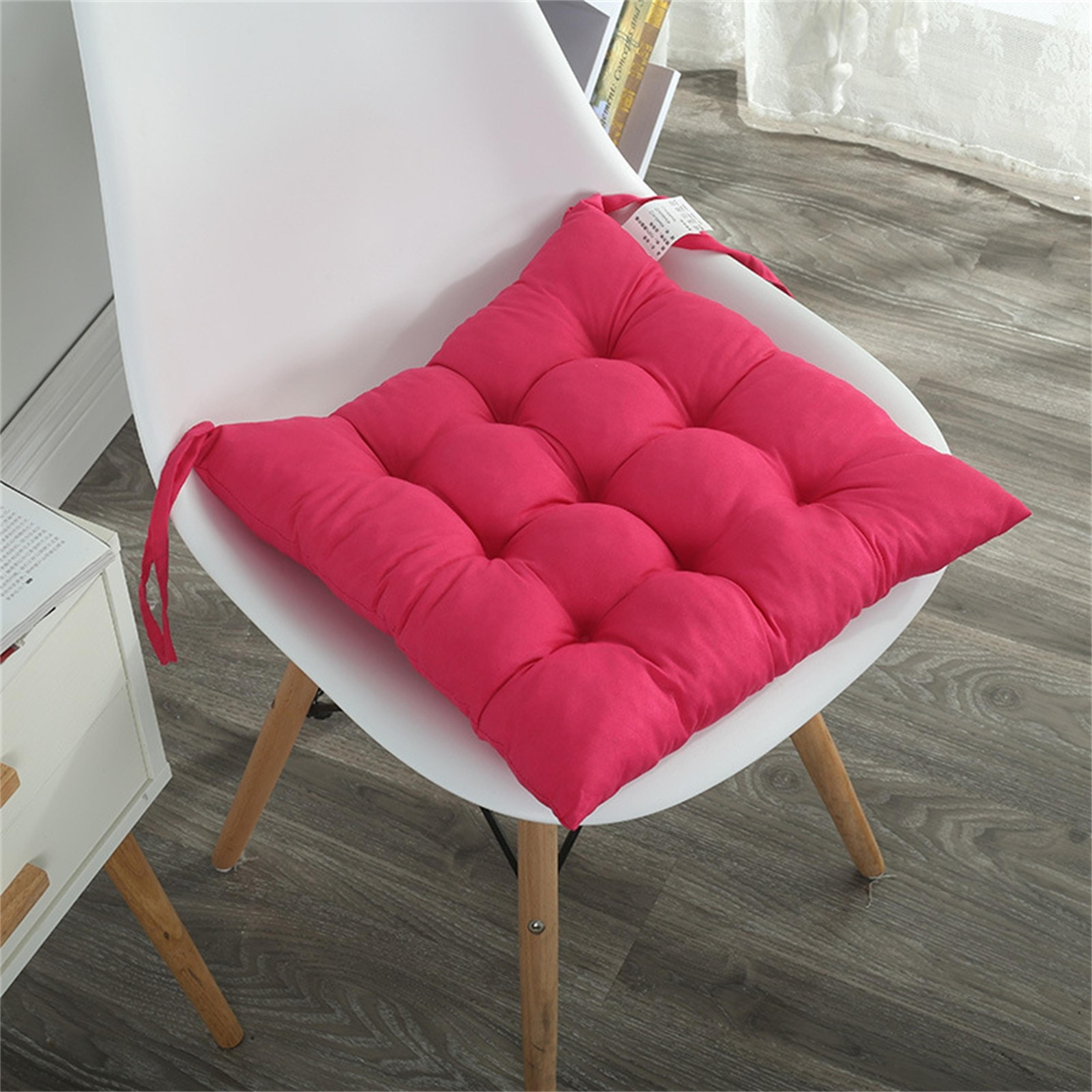Premium Soft Square Chair Cushion Comfortable Seat Pad For Home  Office 7