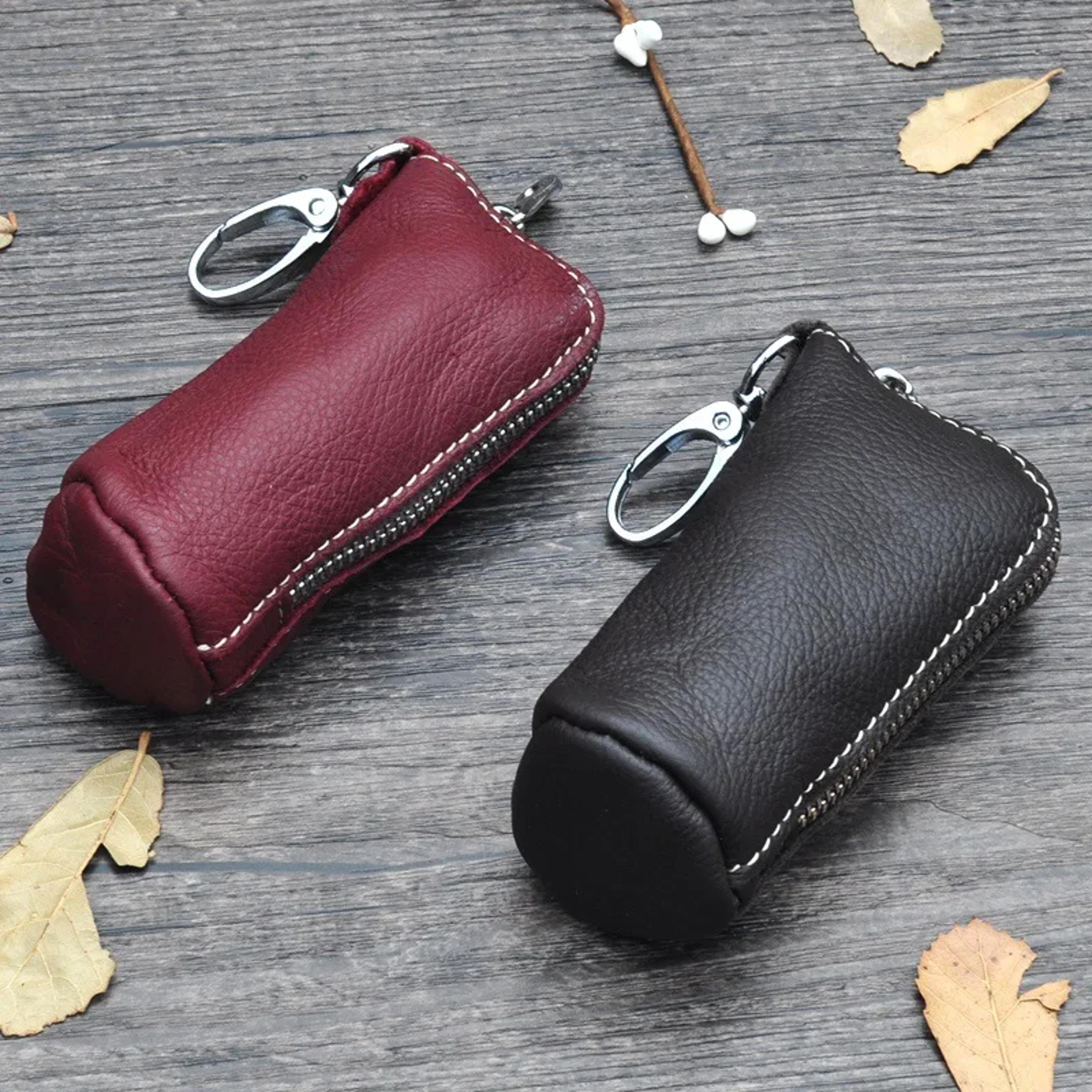 Premium Leather Key Case Stylish Car  Home Key Holder Pouch 0