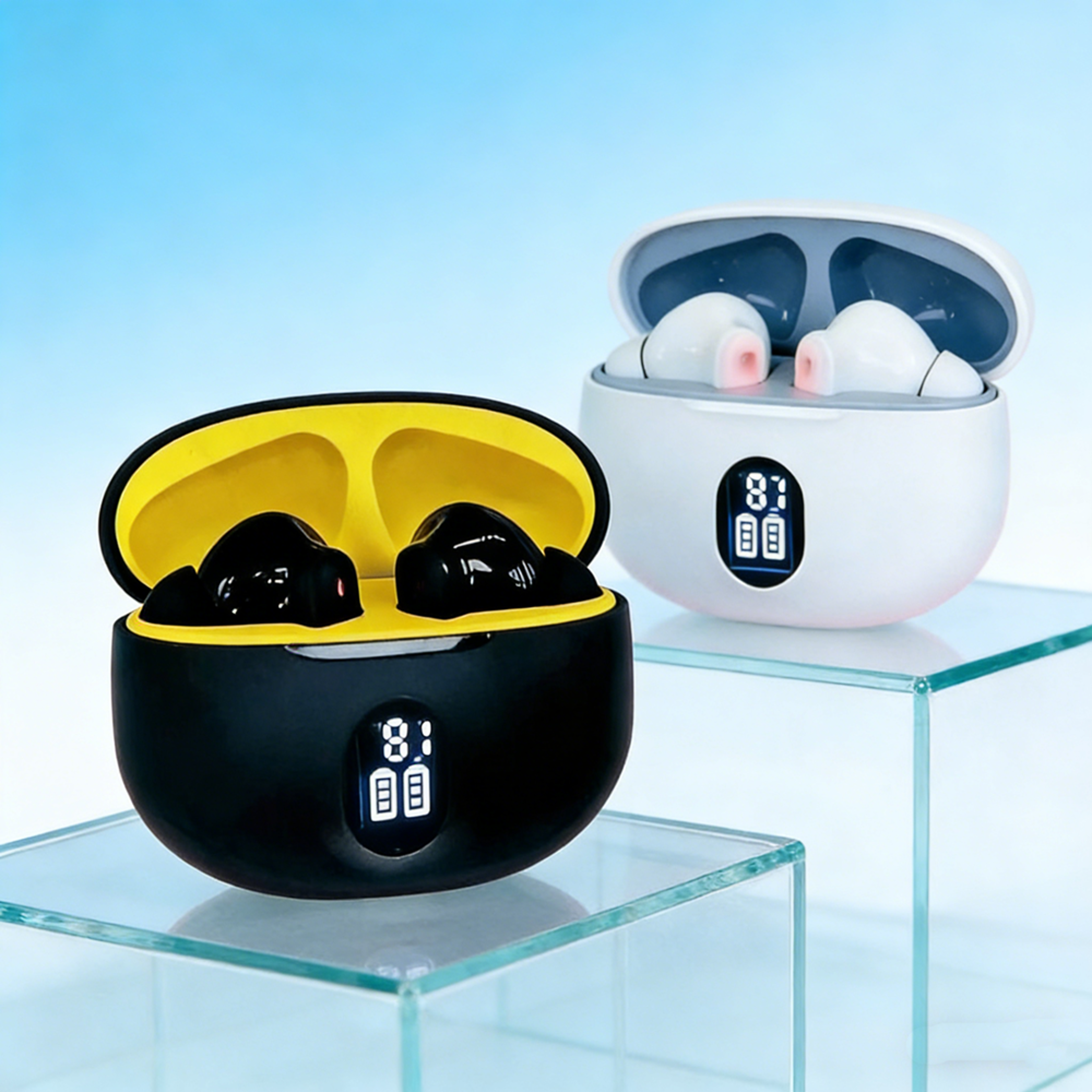 tws wireless gaming headphones with noise reduction and mic