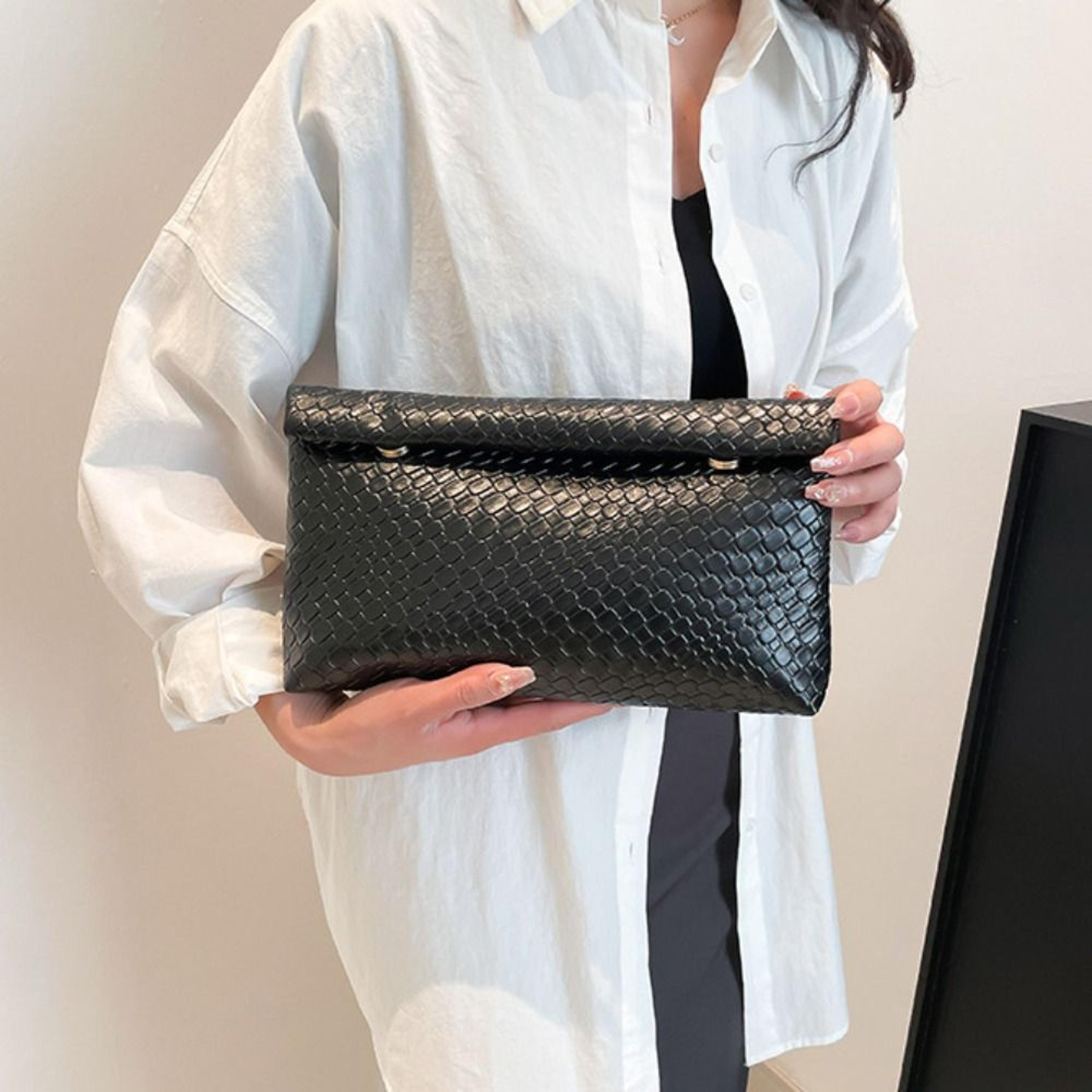 Elegant Stone Pattern Women Clutch Bag Large Capacity Evening Handbag 1