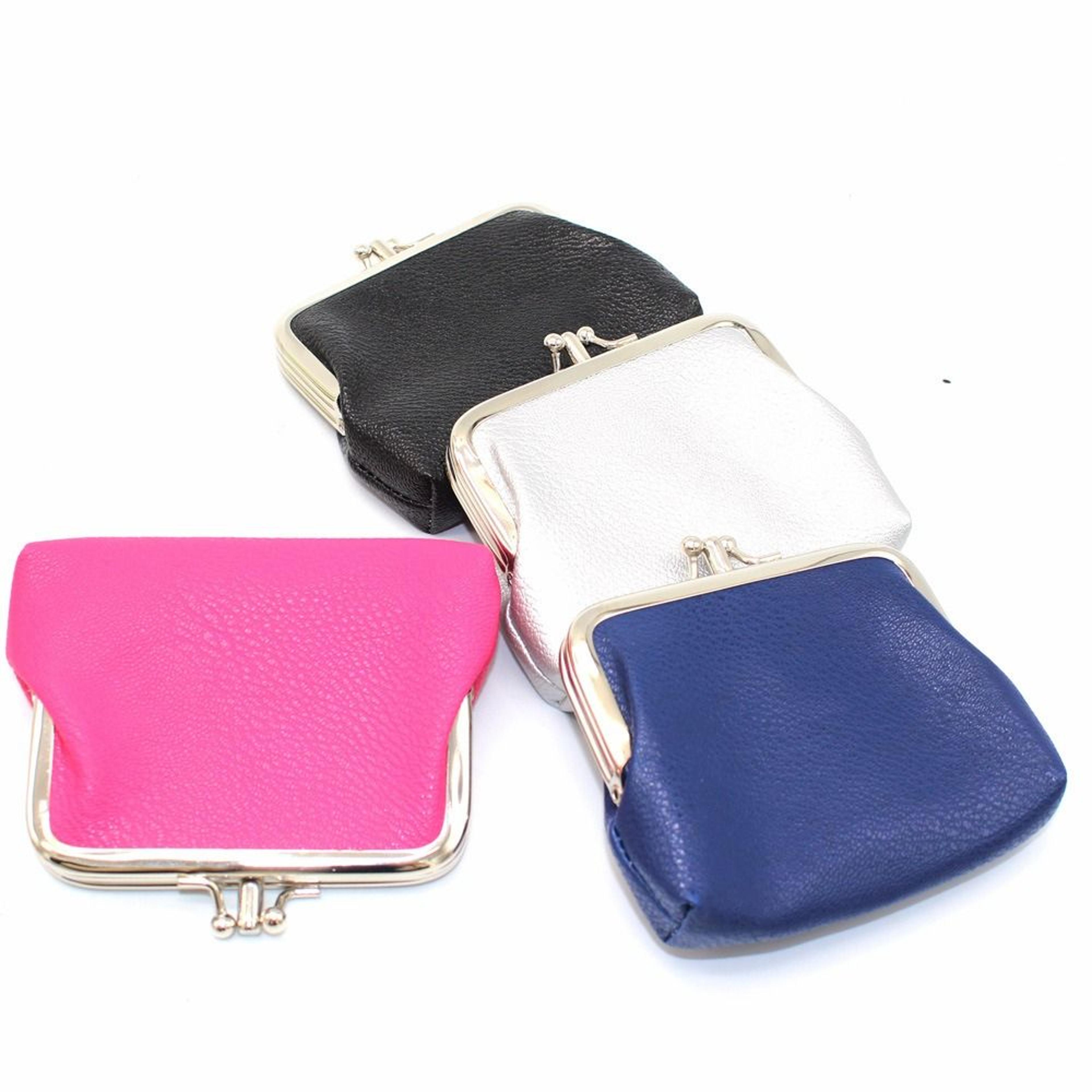 Double Layer Coin Purse Wallet Compact PU Card Holder  Short Clutch Bag 3