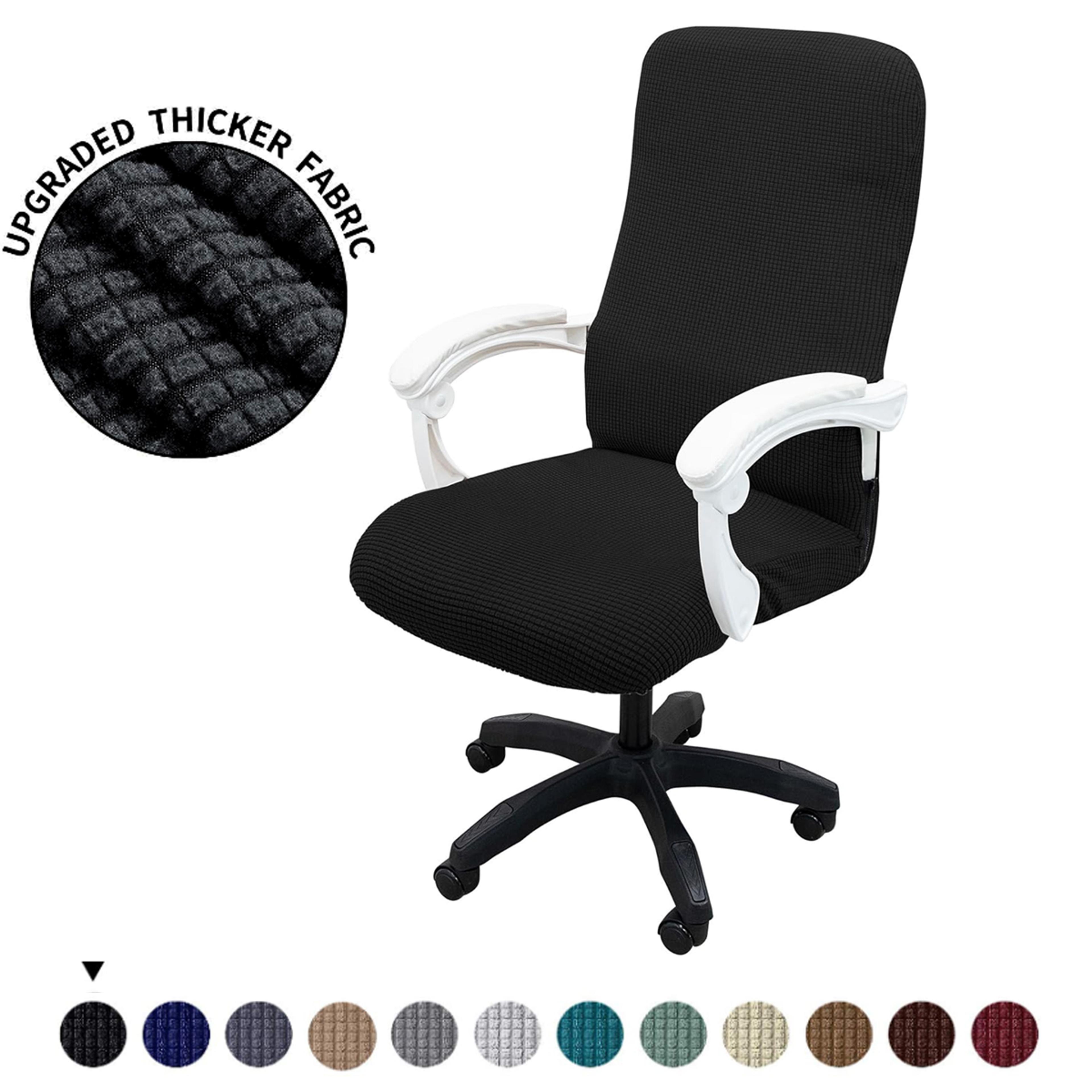 Premium Stretchable Office Chair Cover Dustproof  Pet Scratch Resistant 0