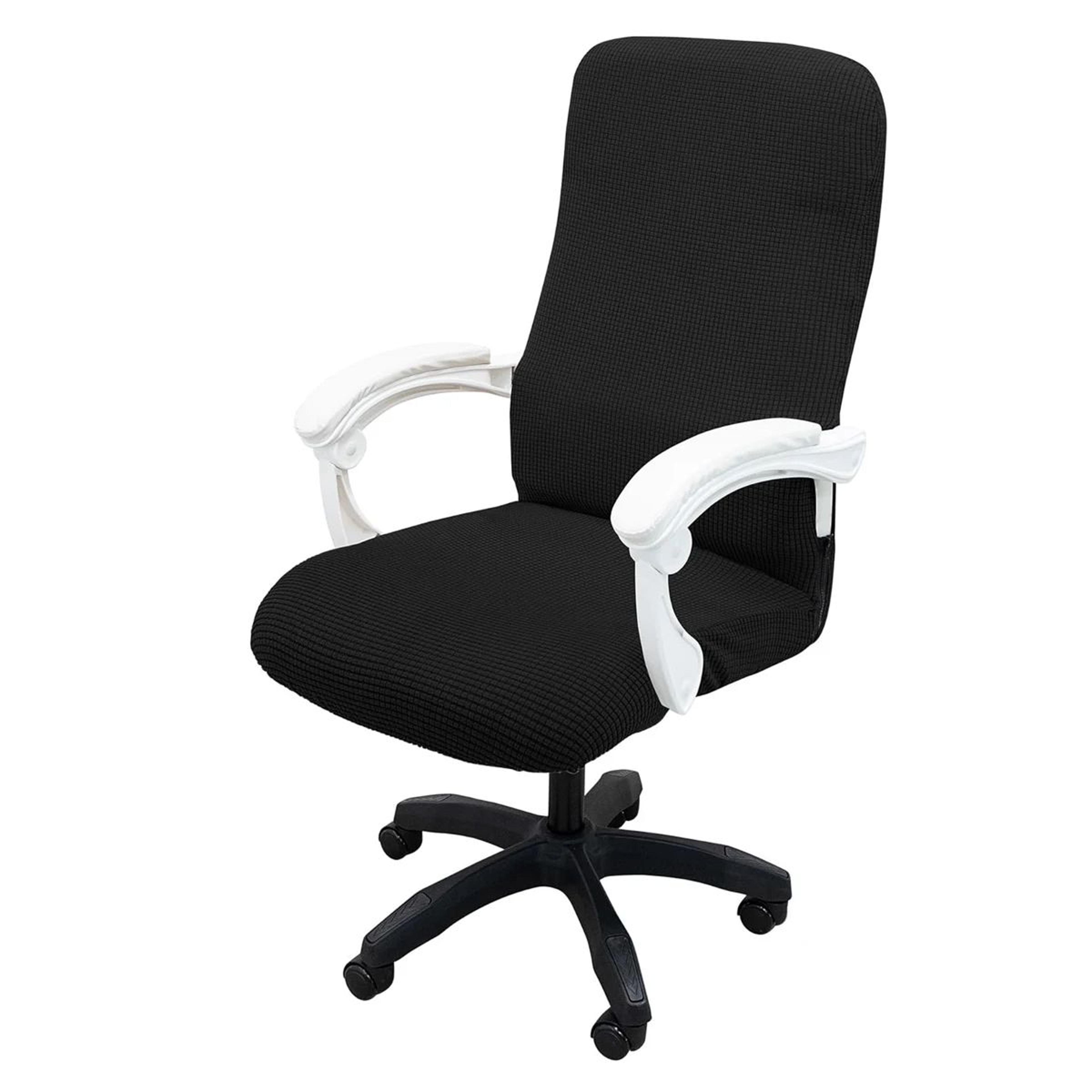 Premium Stretchable Office Chair Cover Dustproof  Pet Scratch Resistant 7