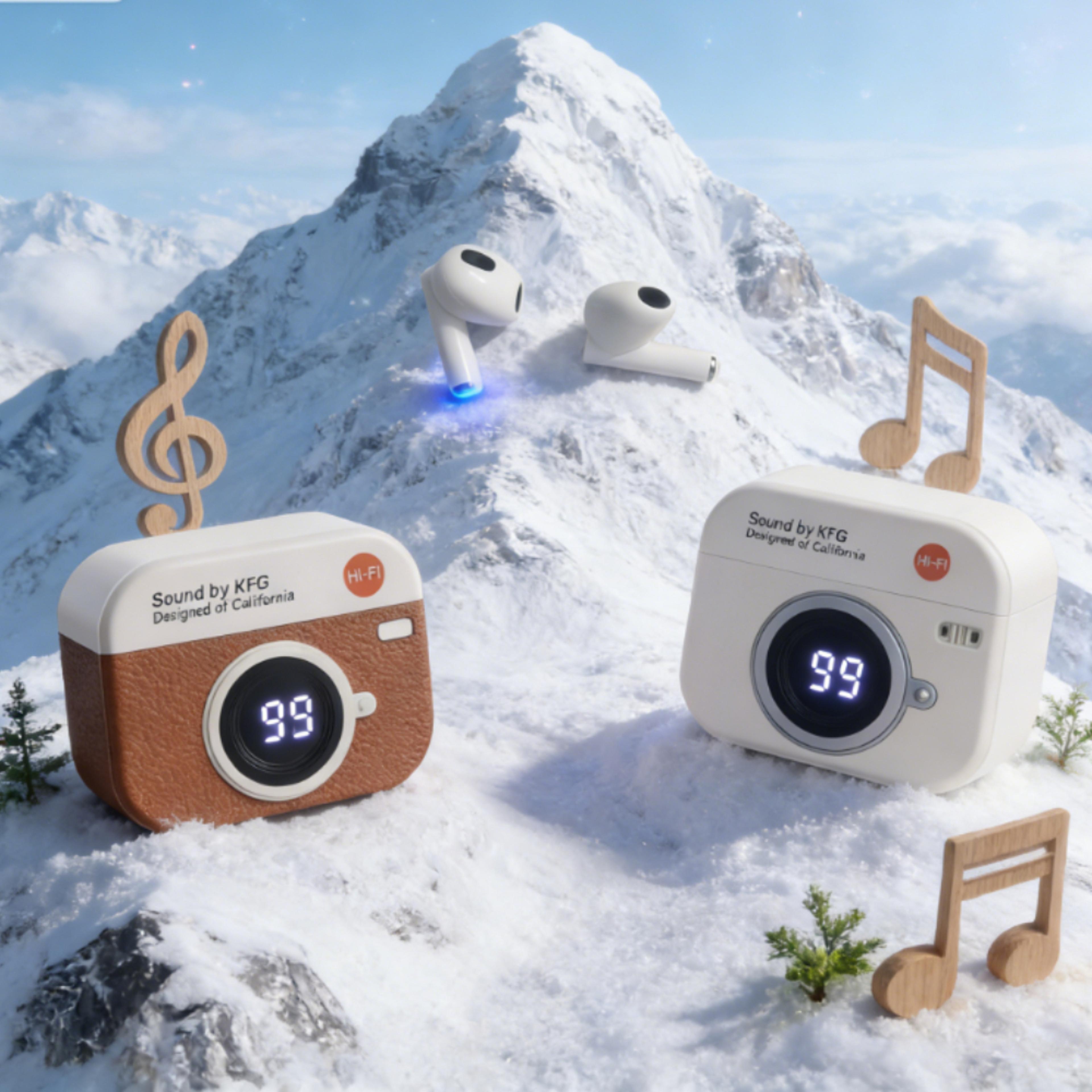 wireless sports earbuds led display & hifi sound bass