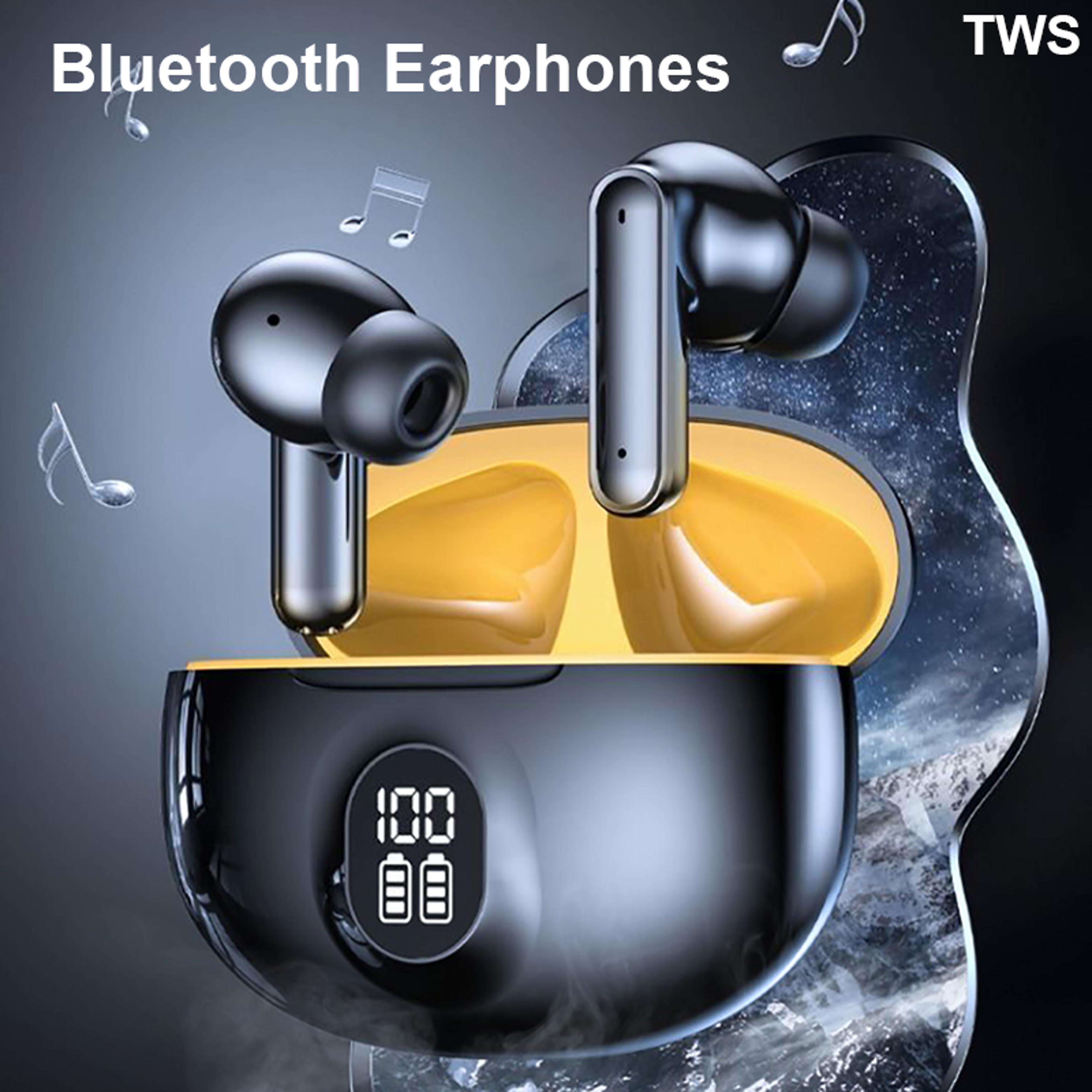 premium bluetooth wireless earphones with noise cancelling & enc calling
