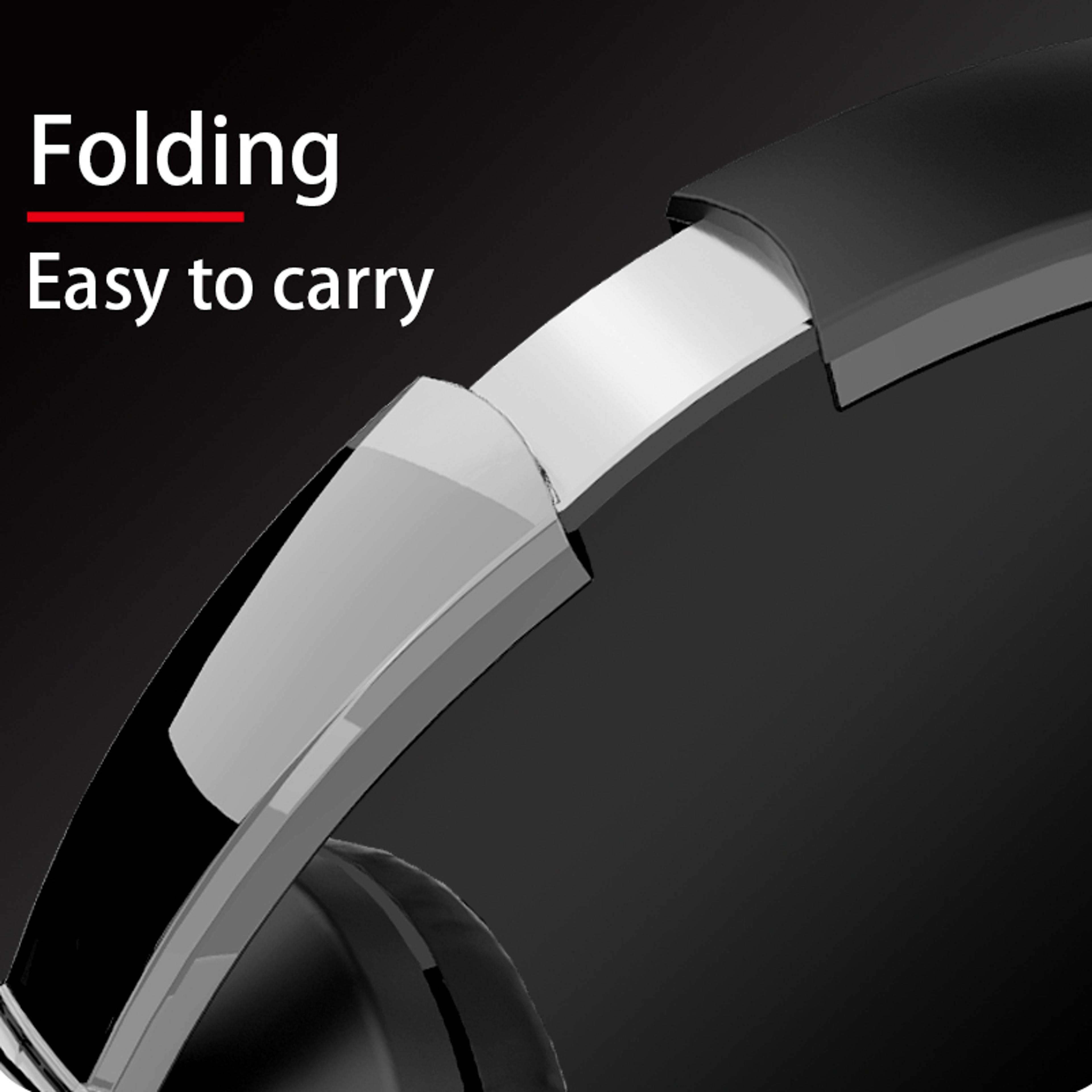 Foldable Bluetooth Headphones Wireless HiFi Stereo Sound Headset With Mic 5