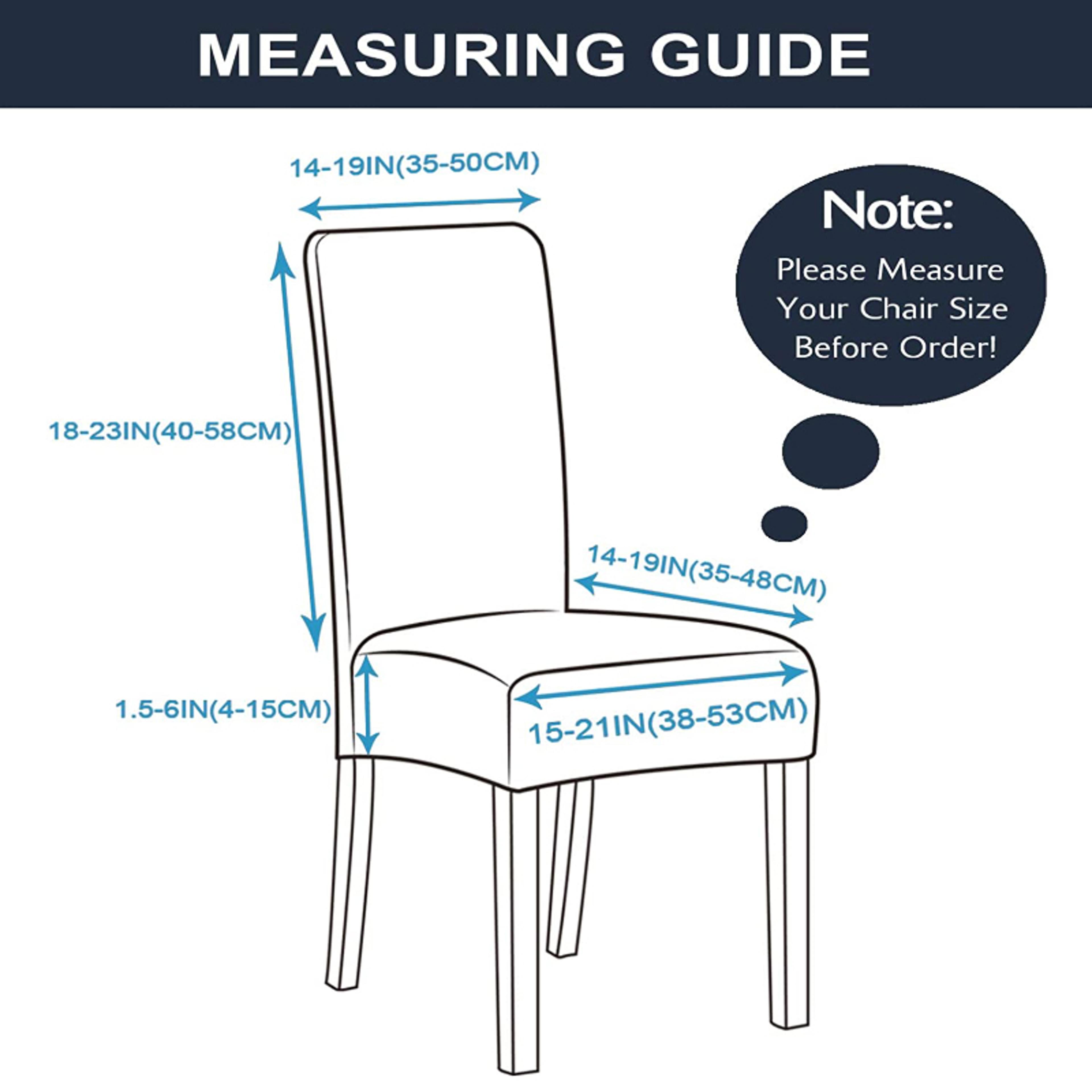 Premium Textured Stretch Dining Chair Covers Checked Jacquard Slipcovers 2