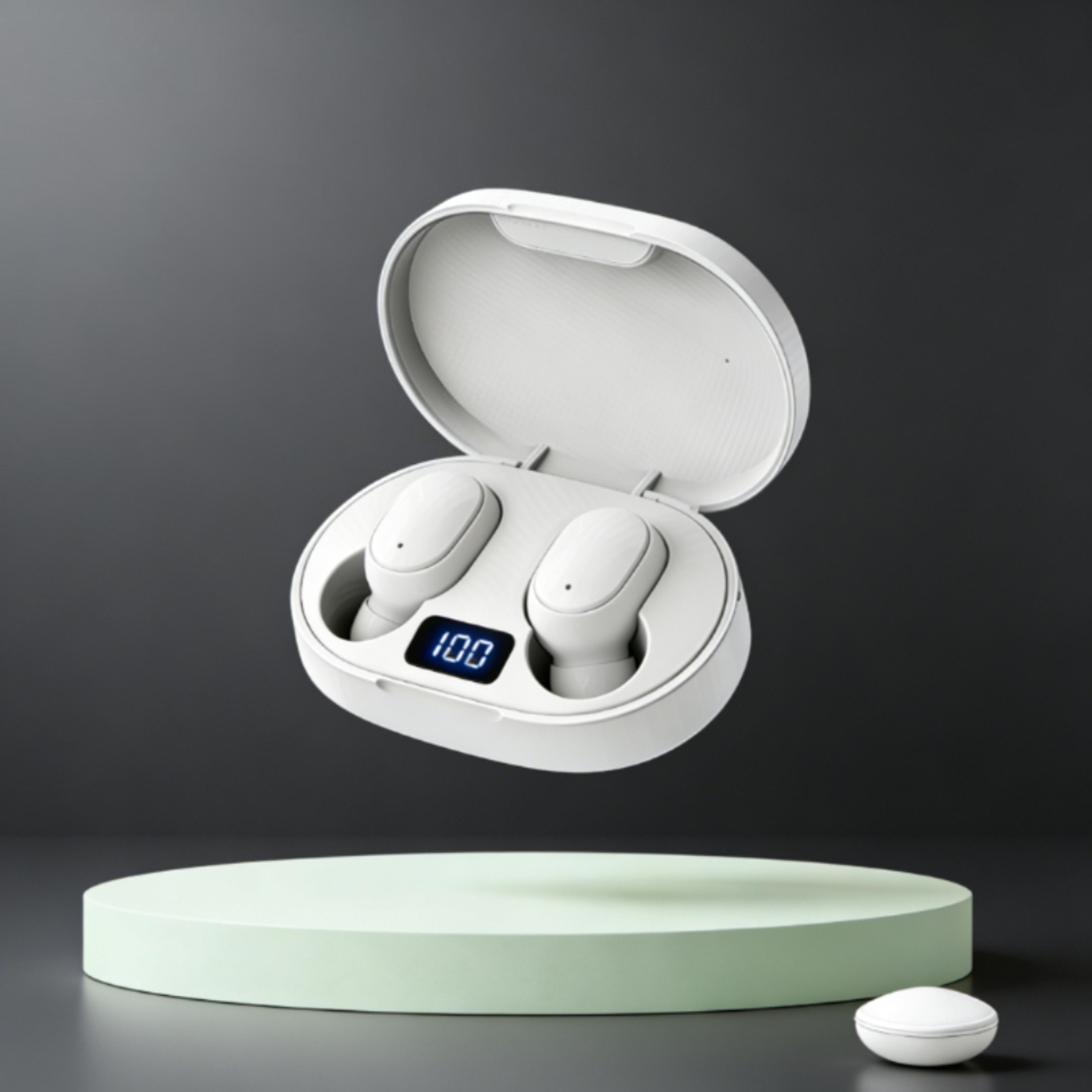 premium tws wireless bluetooth earphones with noise cancelling mic